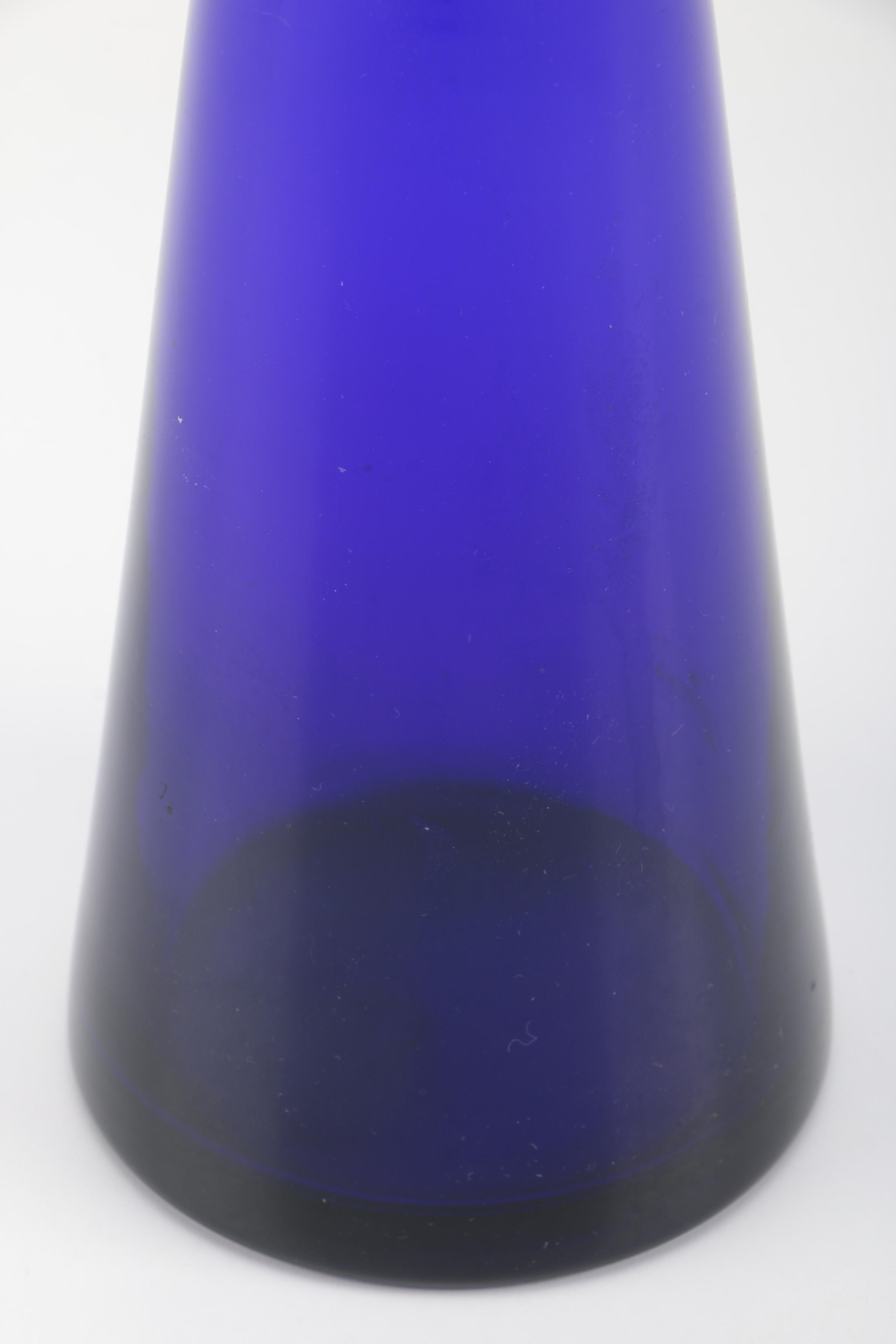 Cobalt Blue Glass Vase