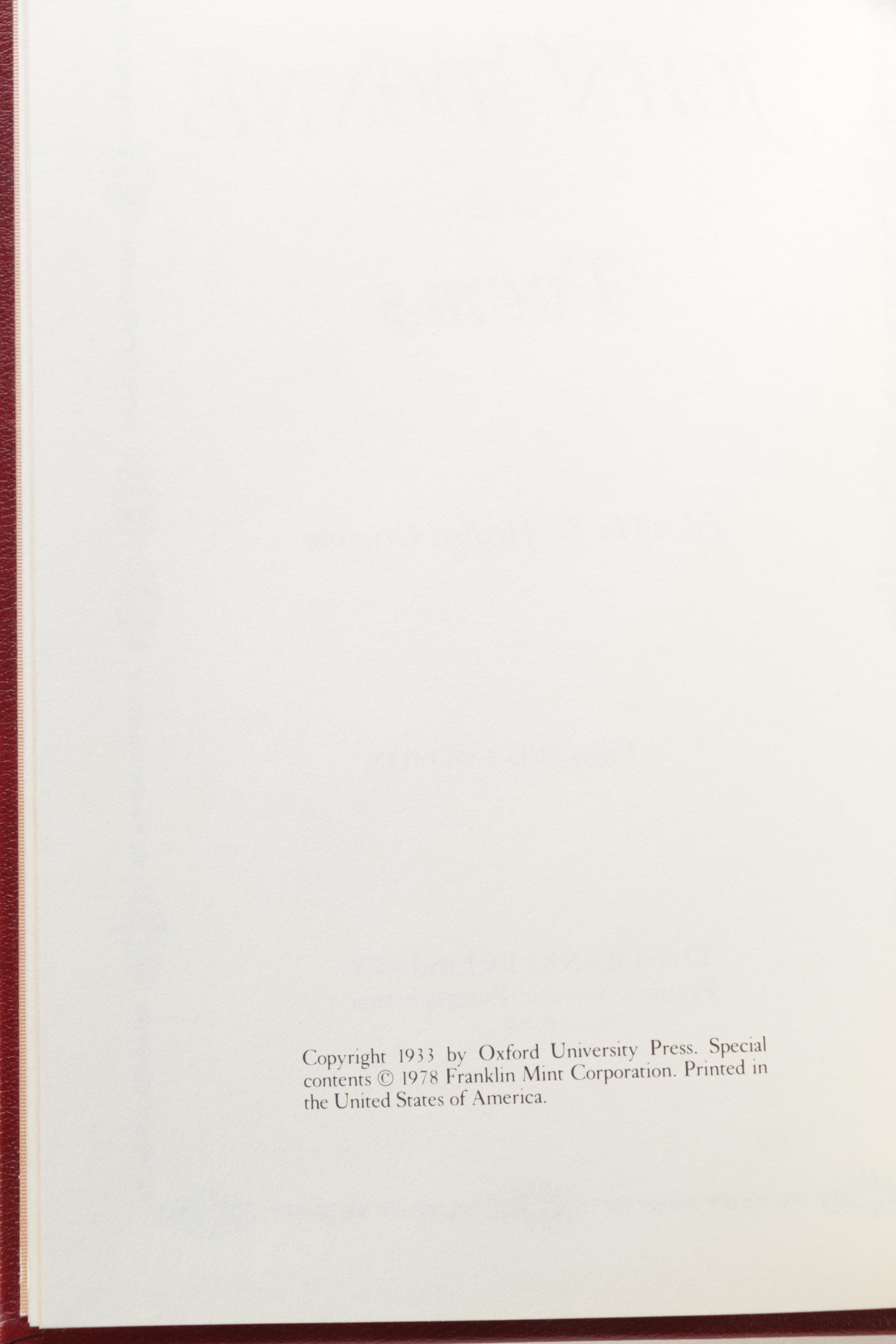 Franklin Library "100 Greatest Books of All Time" Poetry Including Yeats