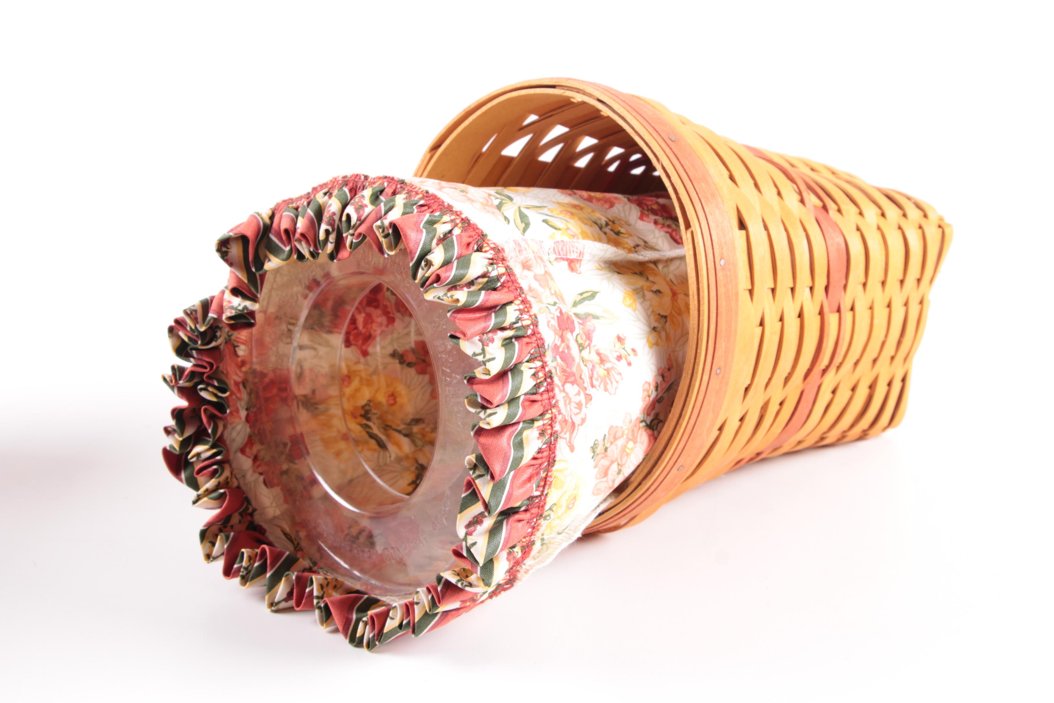 Longaberger Baskets with Liners and Accessories