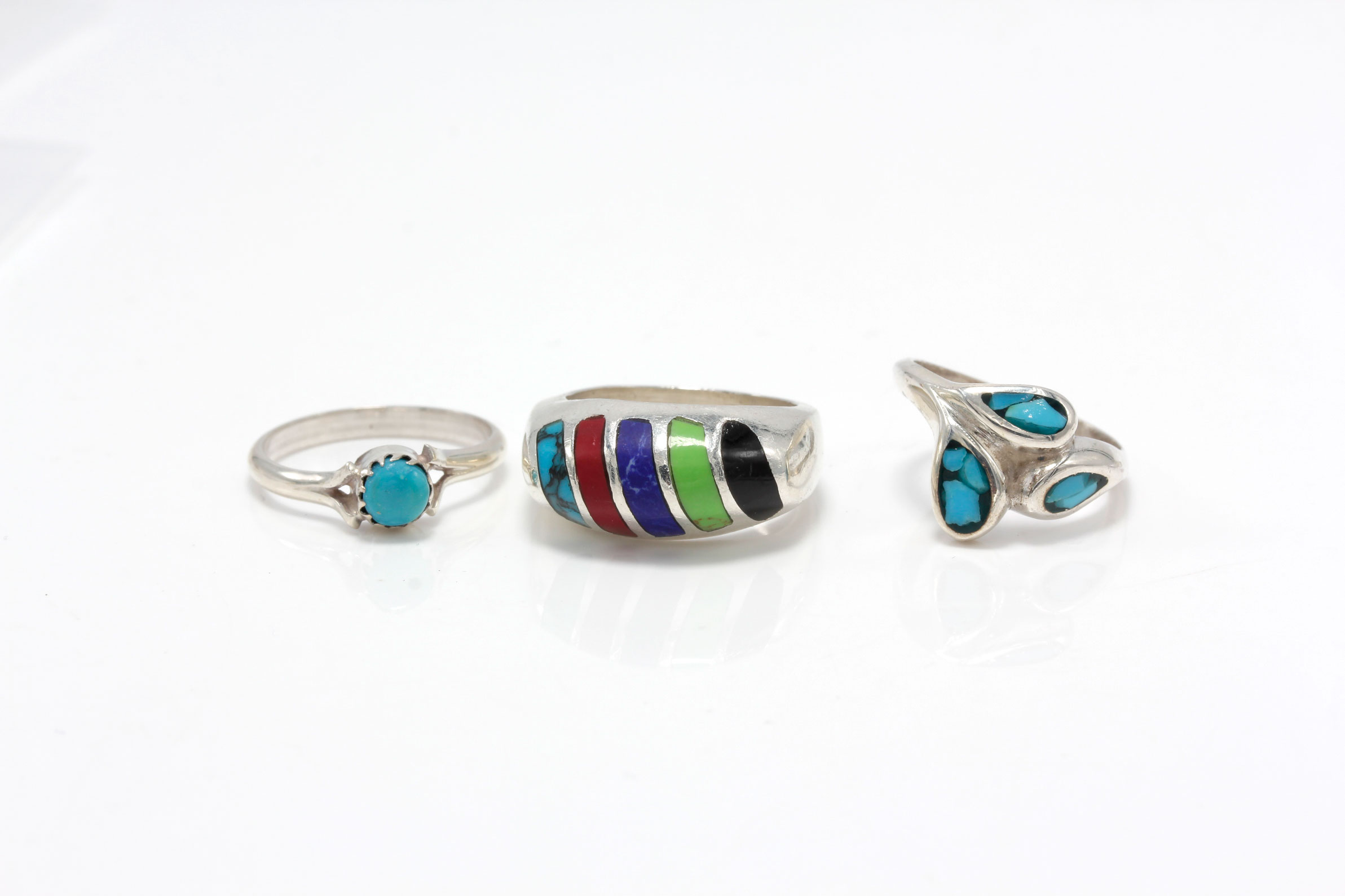 Sterling Silver Multi-Stone Rings