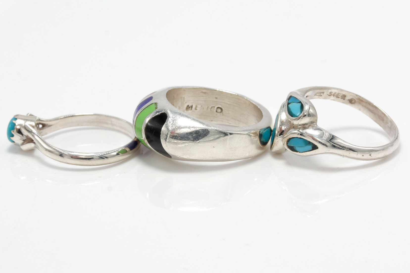 Sterling Silver Multi-Stone Rings