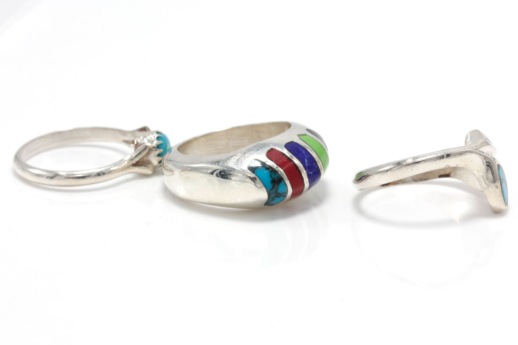 Sterling Silver Multi-Stone Rings