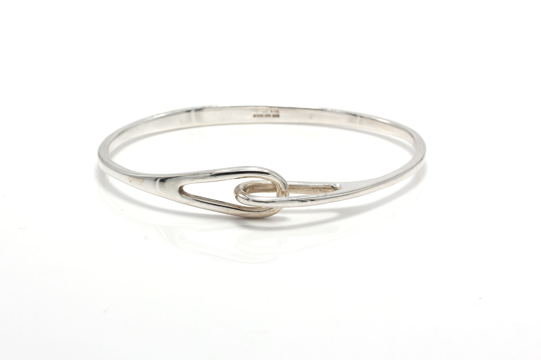 Tiffany & Co. Sterling Silver Double Interlocking Loop Bracelet