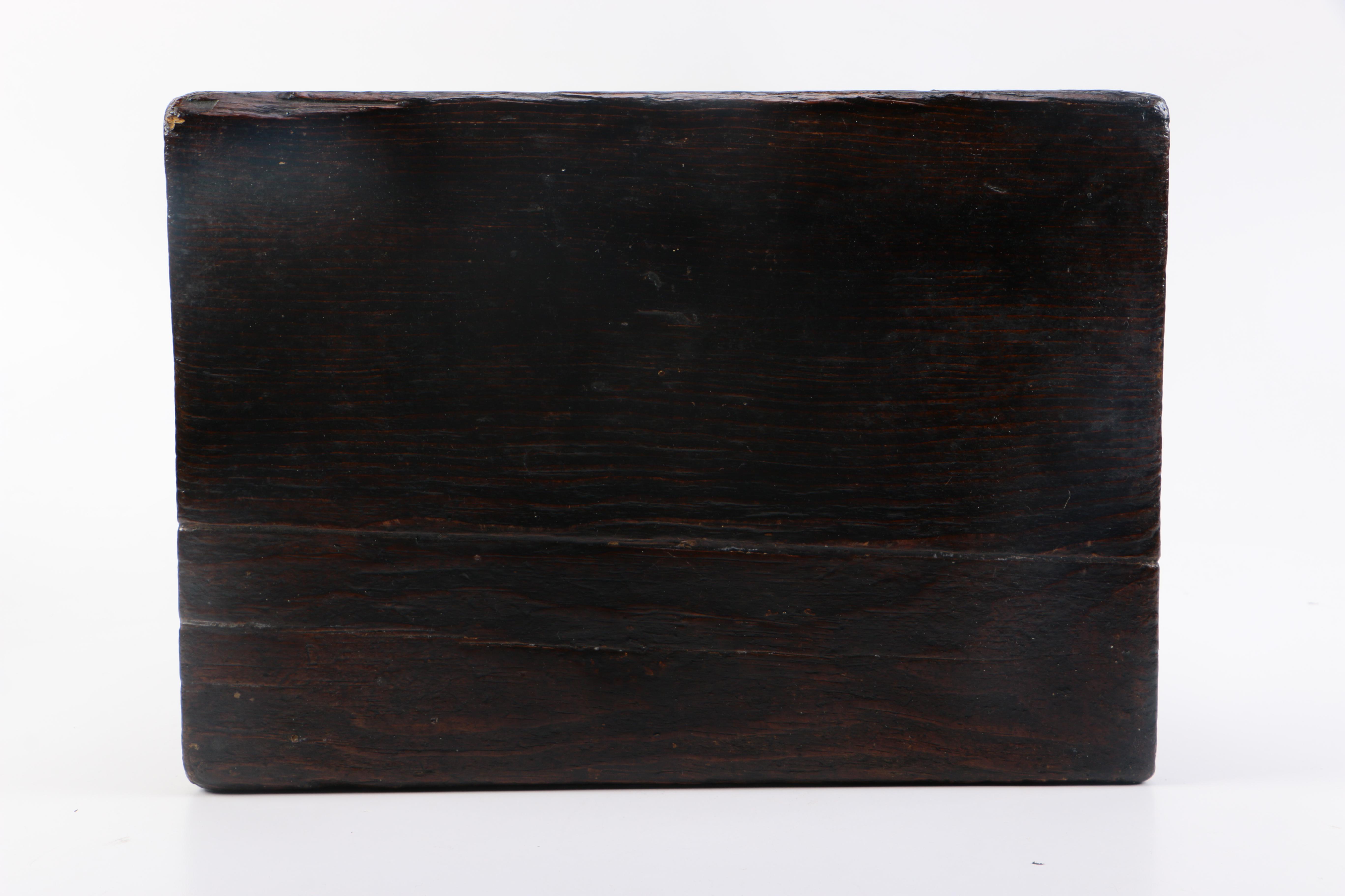 Wood and Metal Foot Stool