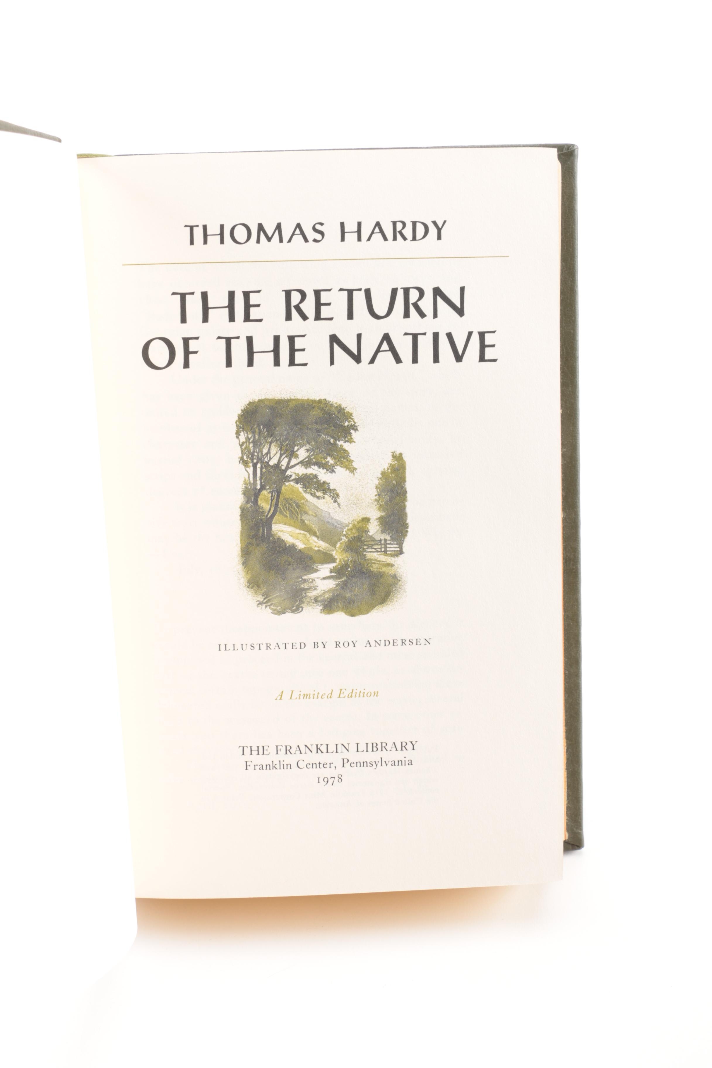 Franklin Library "100 Greatest Books of All Time" Novels Including Hardy