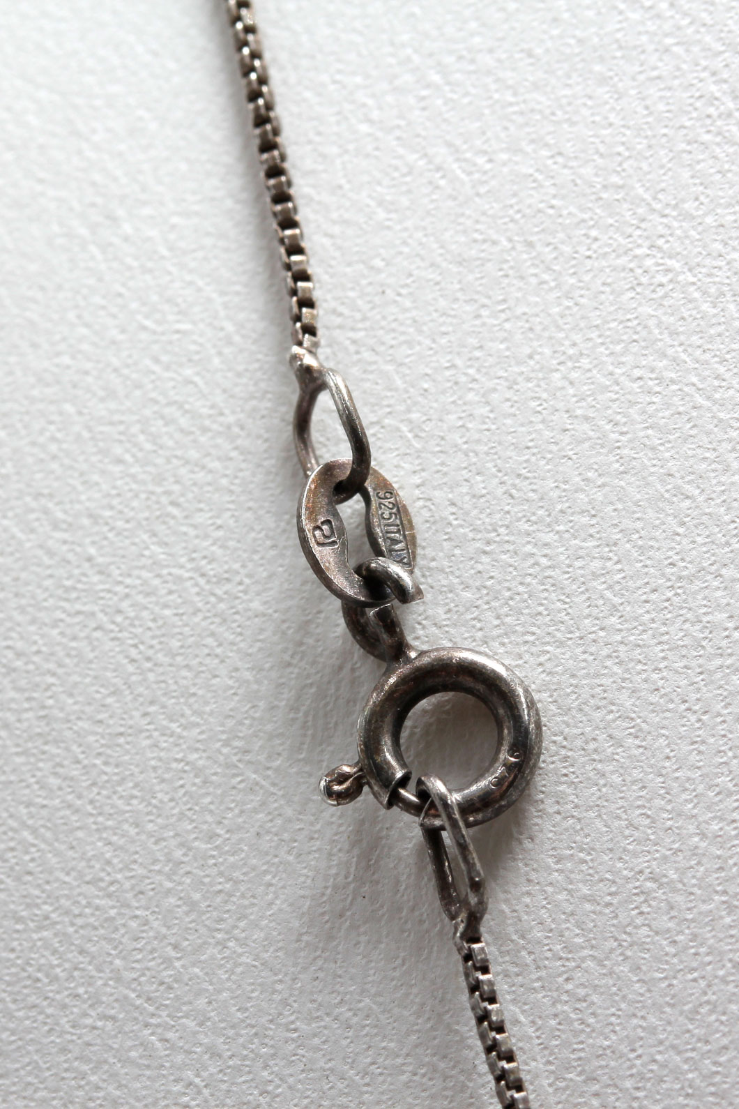 Sterling Silver Diamond Lock and Key Pendant Necklace