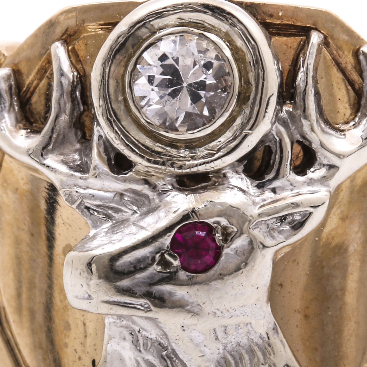 10K and 14K Yellow Gold Order of The Elks Ring