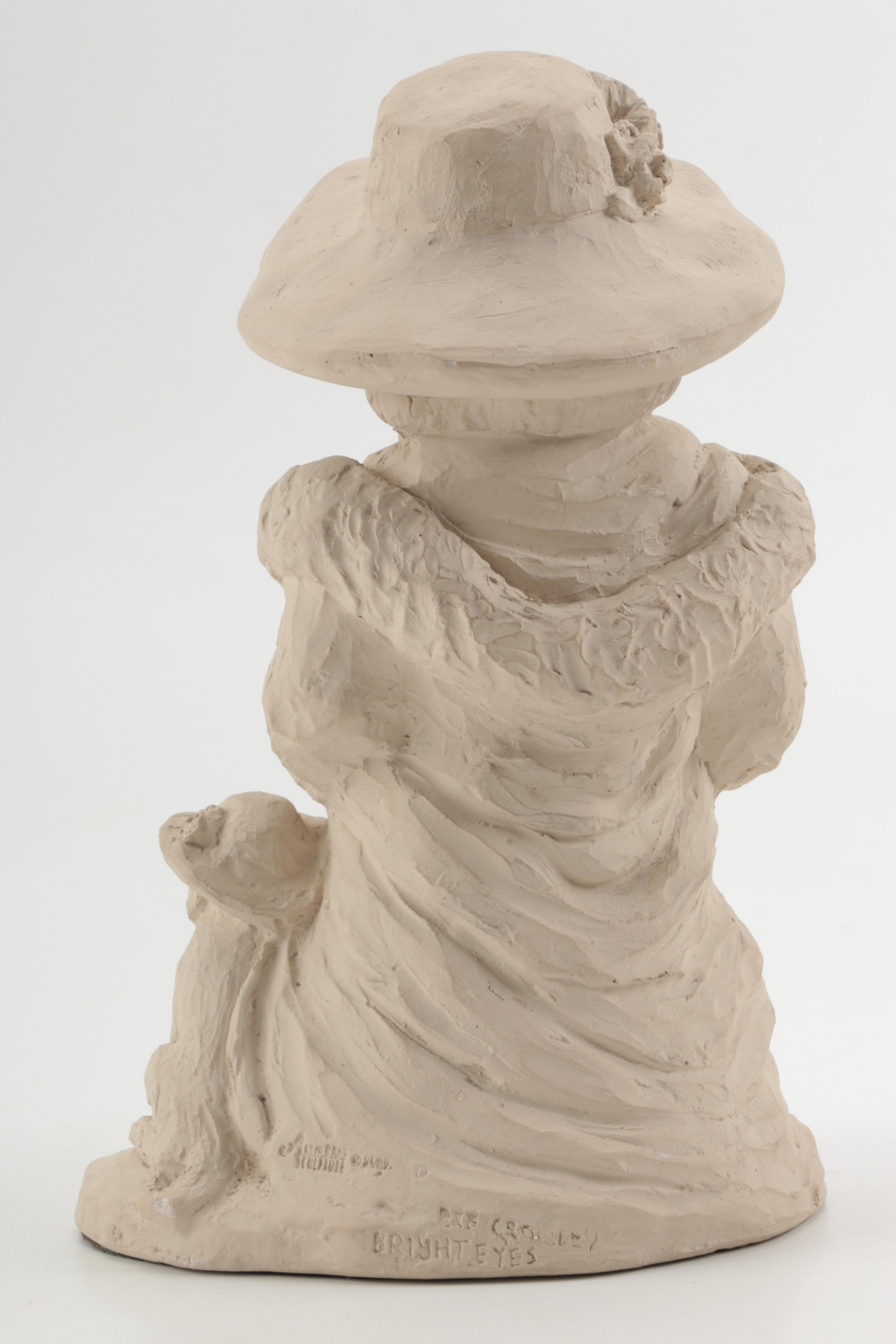 Three  Dee Crowley "Bright Eyes" Austin Productions Inc. Sculptures