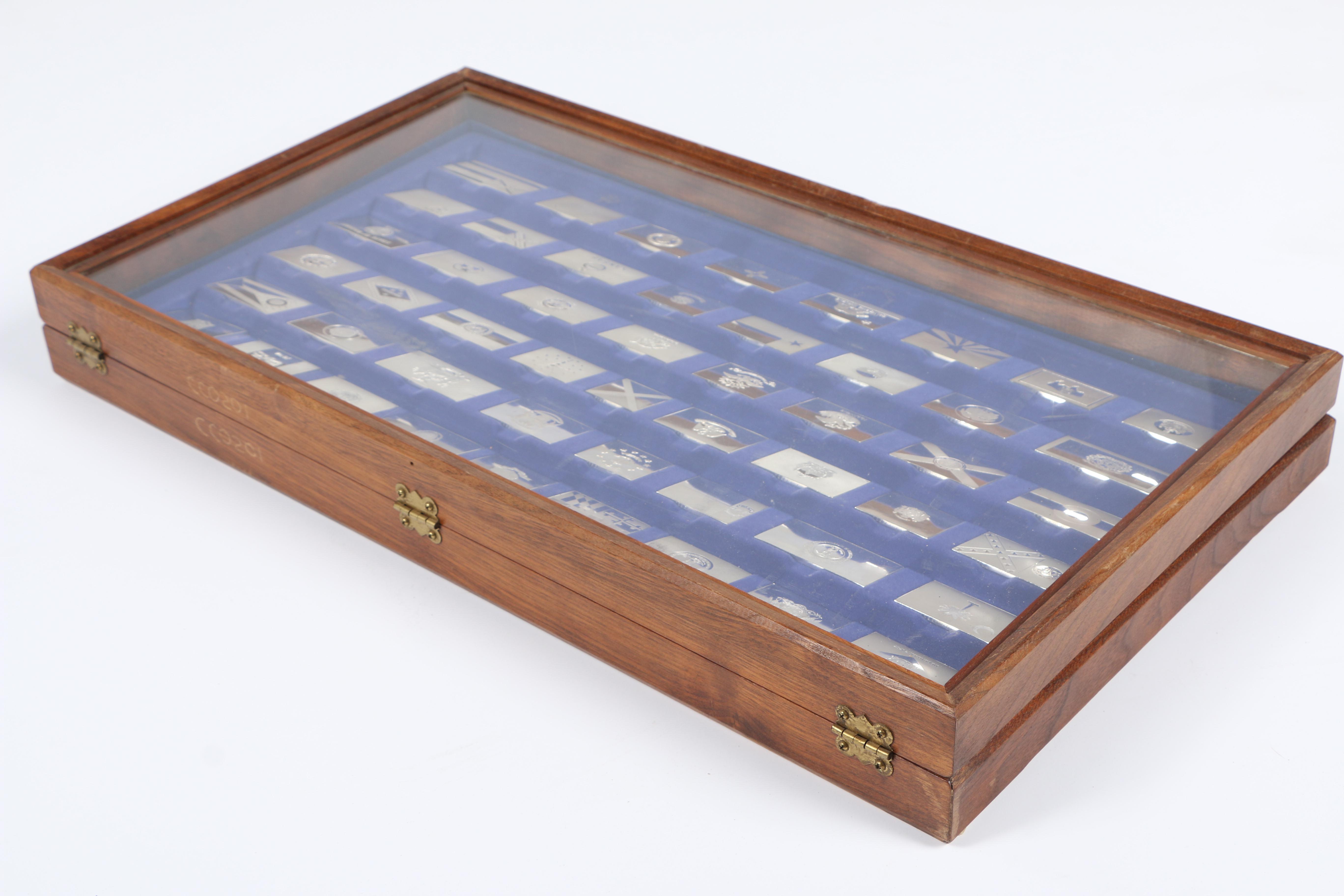 Franklin Mint Official Flags of the States Ingot Collection