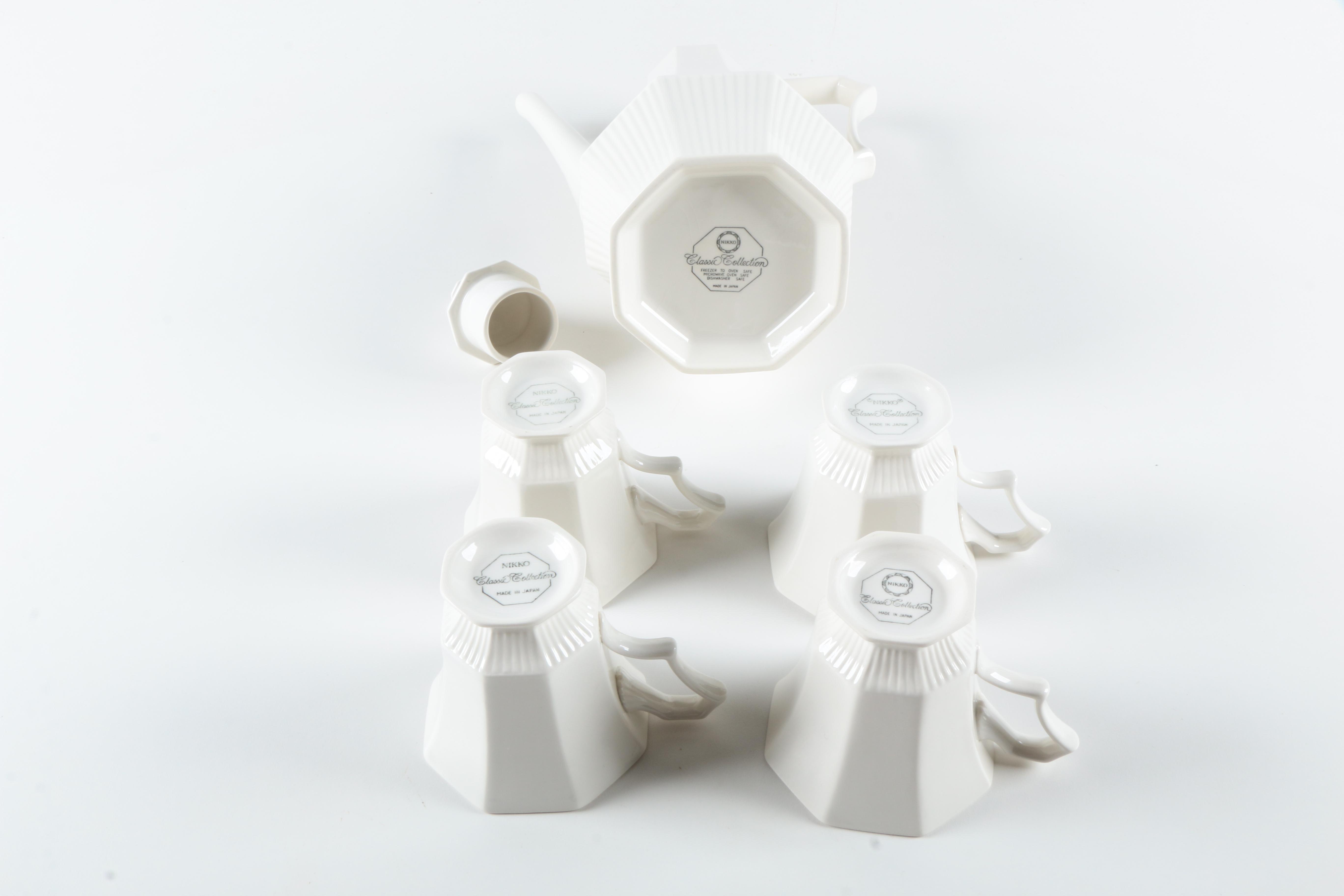 Nikko "Classic White" Ceramic Tableware