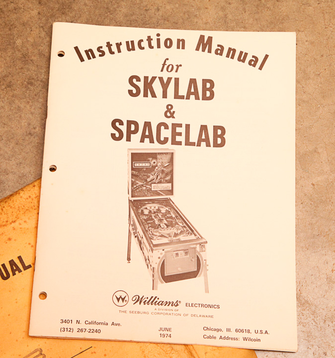 Vintage Williams "Skylab" Pinball Machine