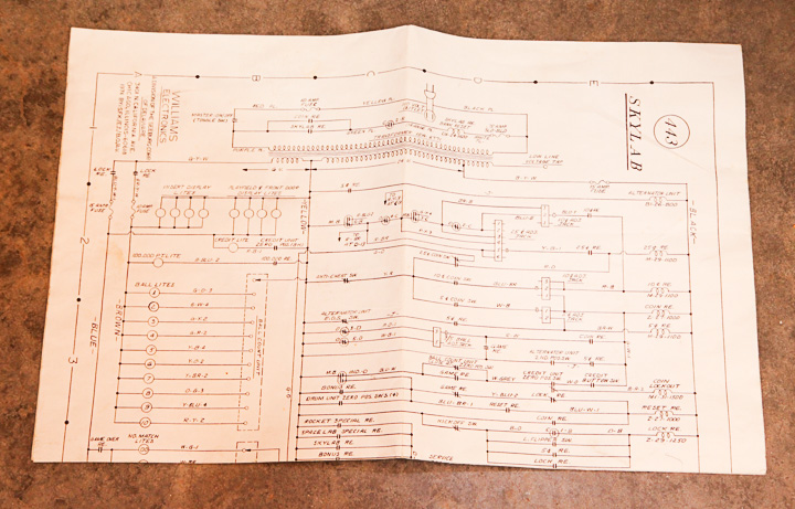 Vintage Williams "Skylab" Pinball Machine