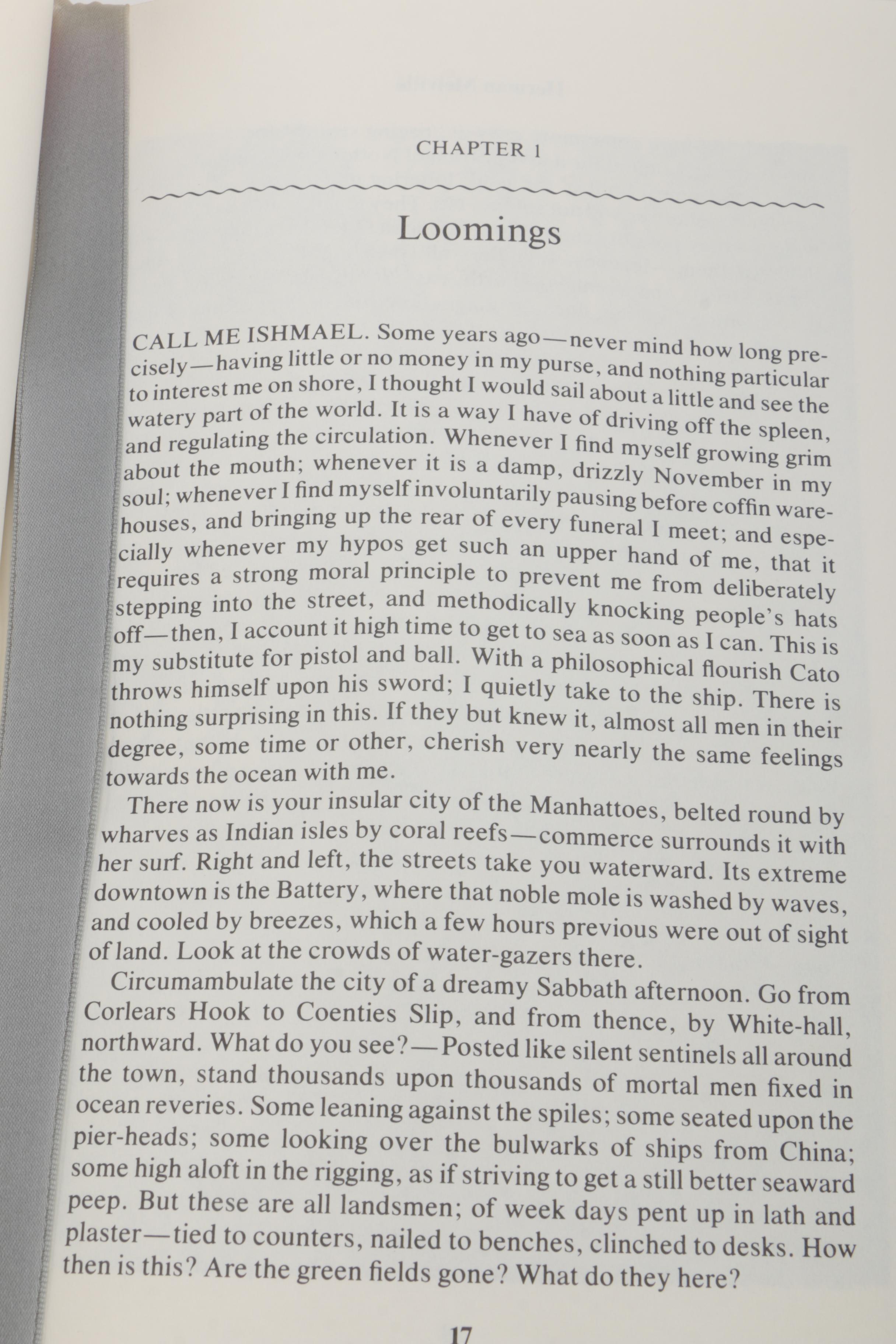 Franklin Library Limited Edition Herman Melville Including "Moby-Dick"