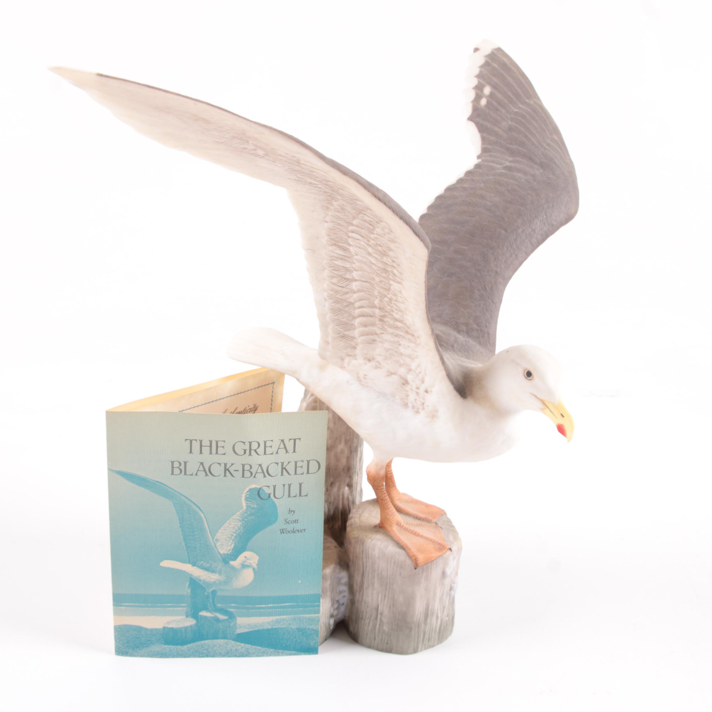 Scott Woolever Limited Edition Porcelain Sculpture of a Seagull