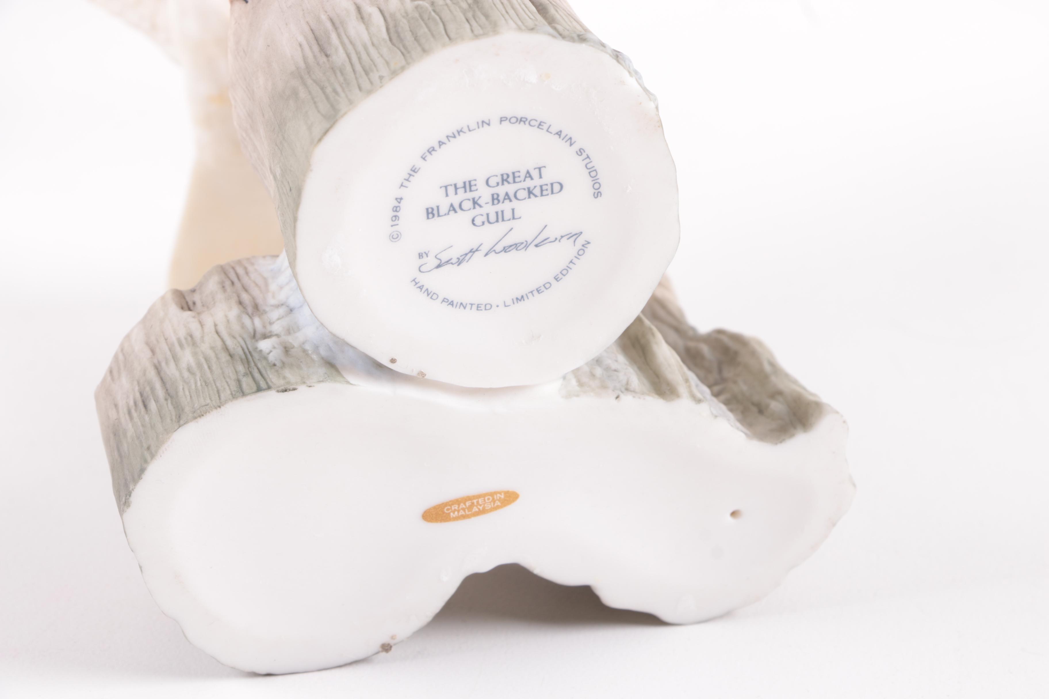 Scott Woolever Limited Edition Porcelain Sculpture of a Seagull