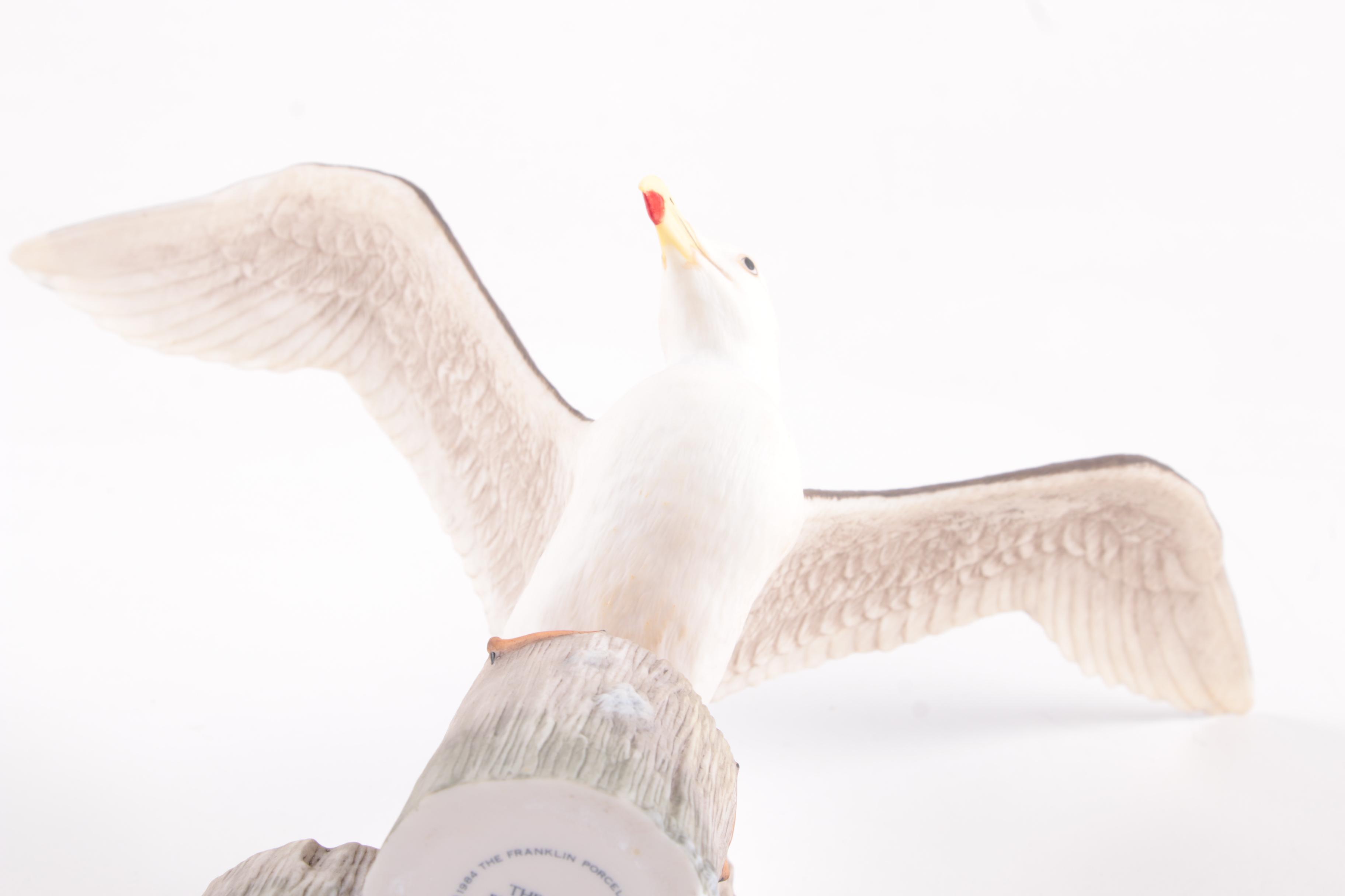 Scott Woolever Limited Edition Porcelain Sculpture of a Seagull