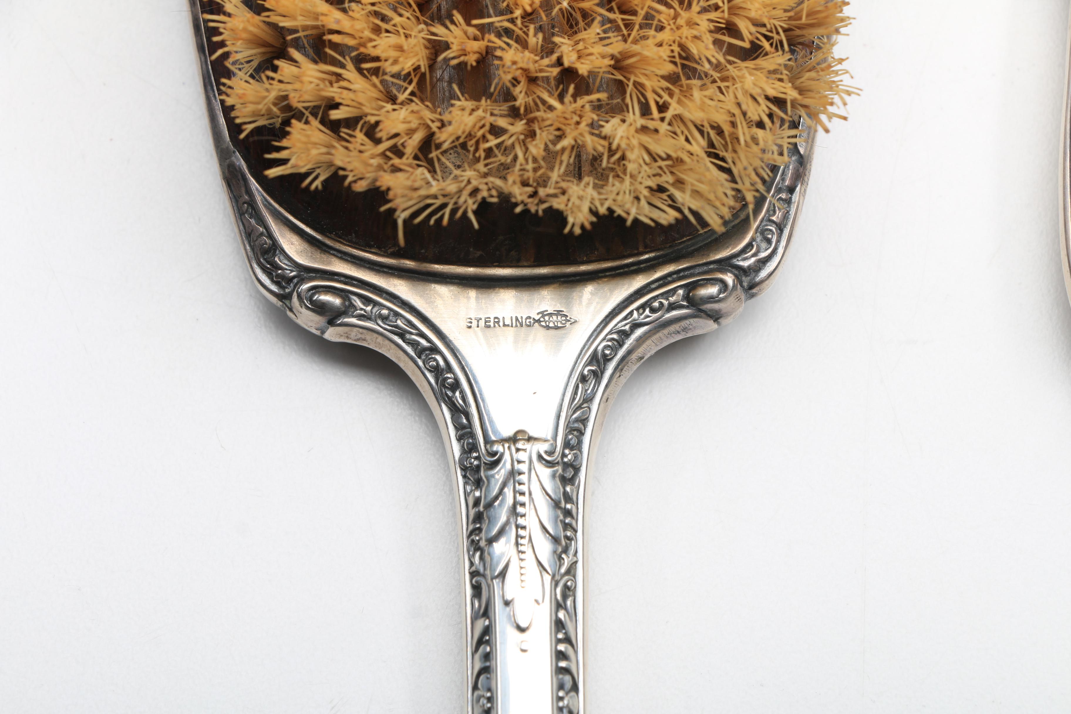 Webster Co. Weighted Sterling Silver Vanity Set