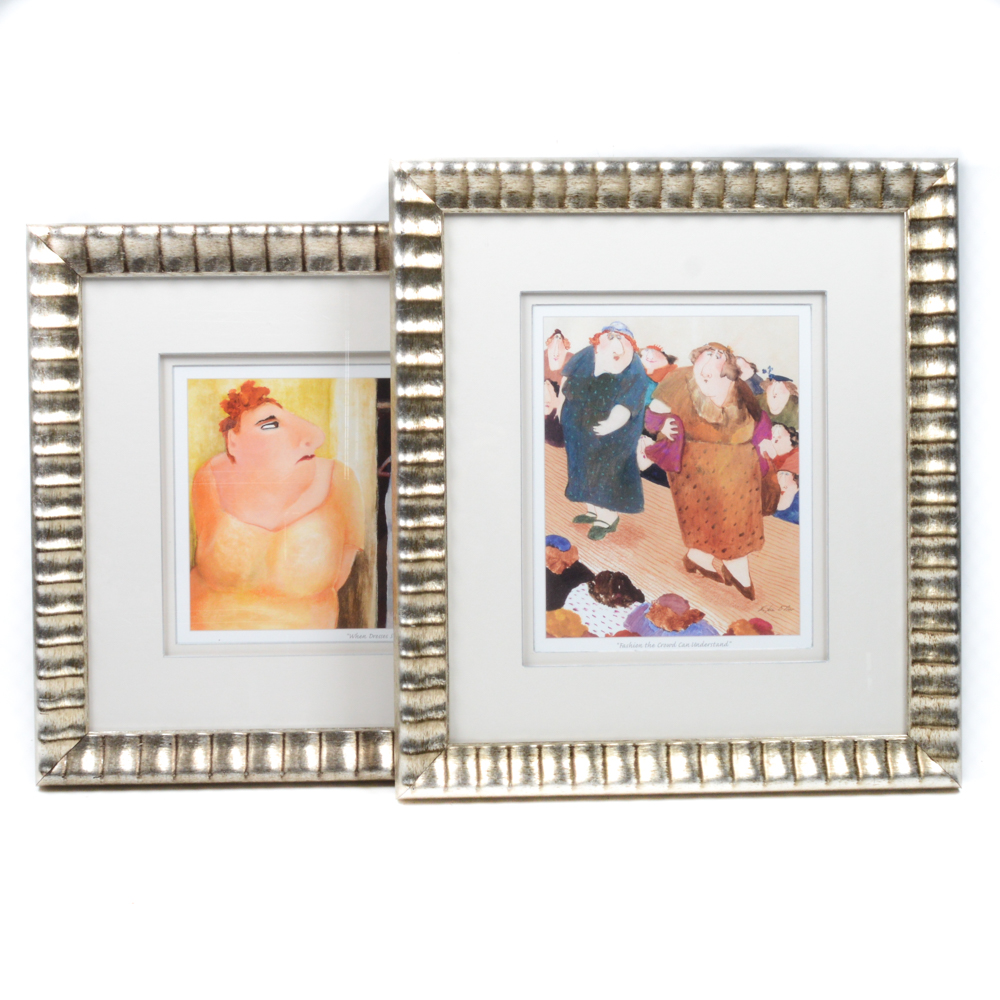 Erika Oller Offset Lithograph Prints