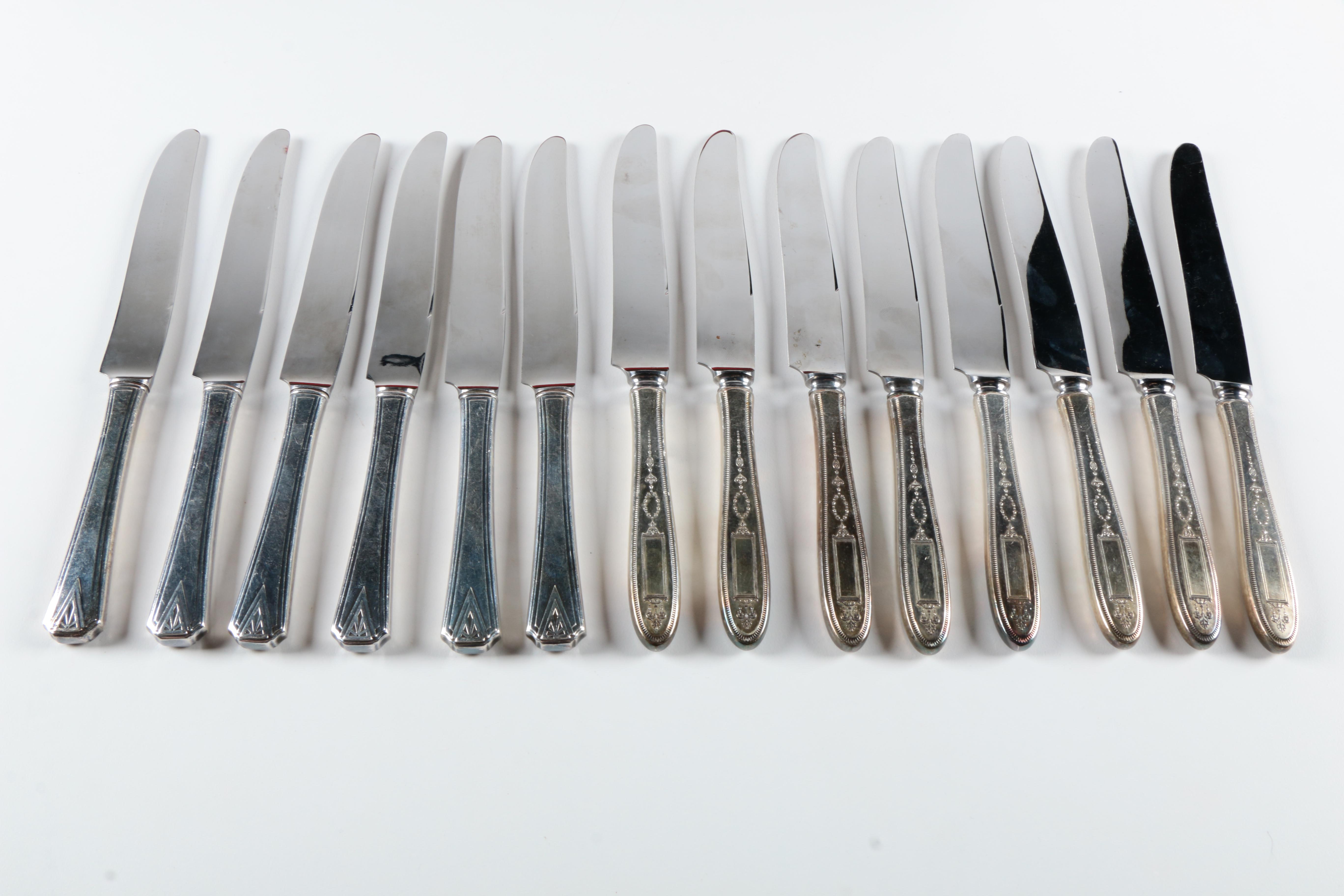 Collection of Community Plate "Grosvenor" and "Deauville" Plated Silver Flatware