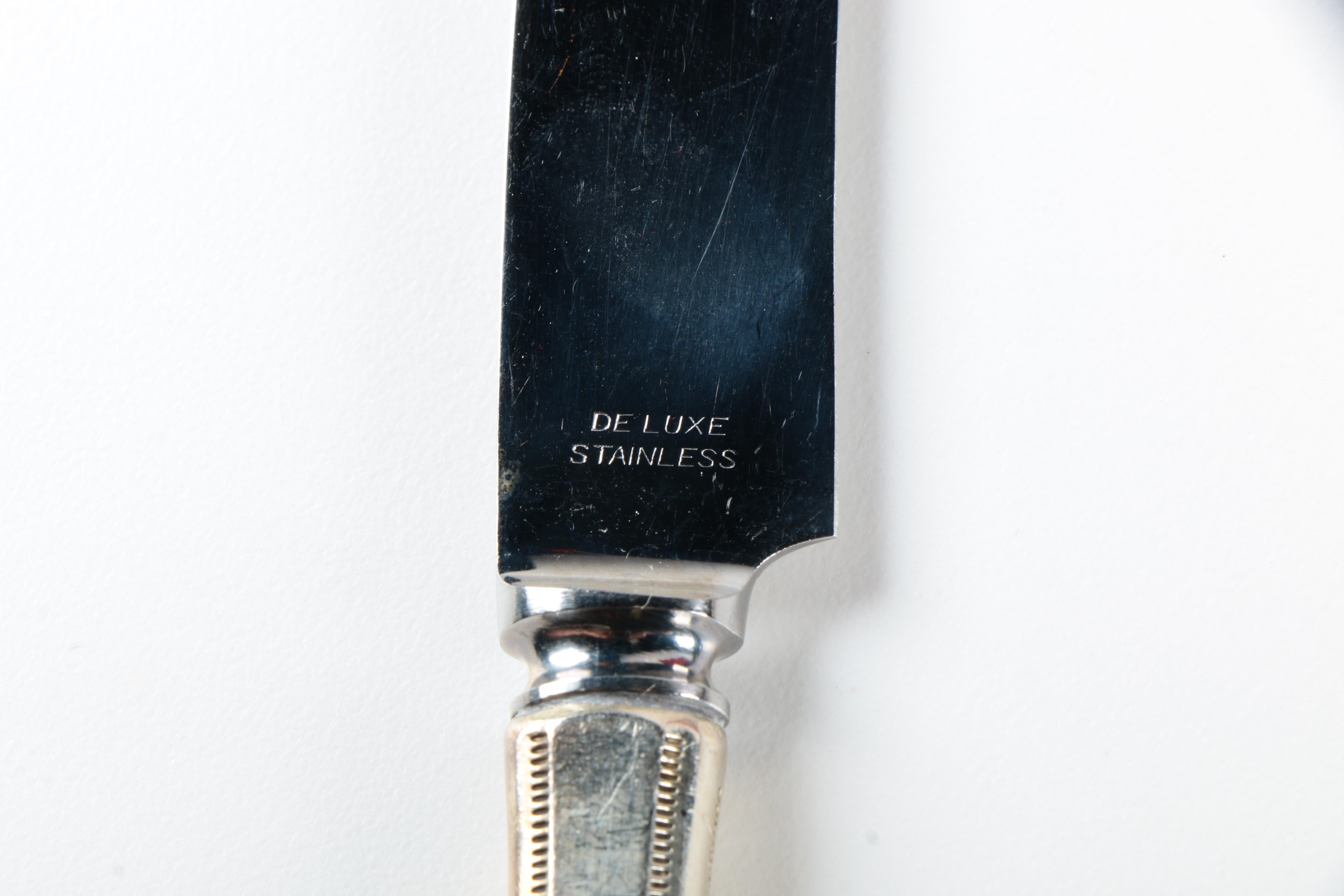 Collection of Community Plate "Grosvenor" and "Deauville" Plated Silver Flatware