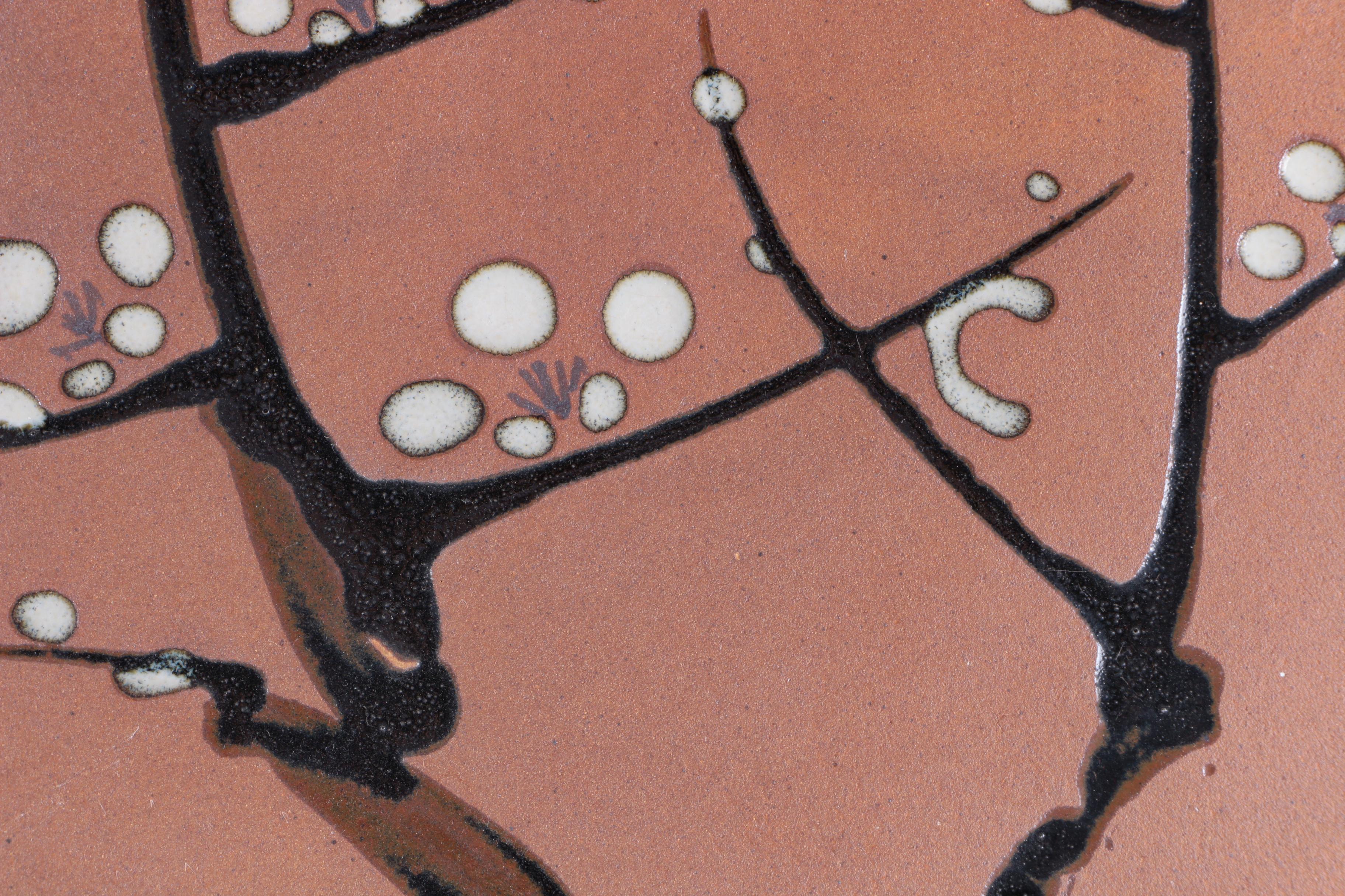 Saki Bottles and Cups with Decorative Plate