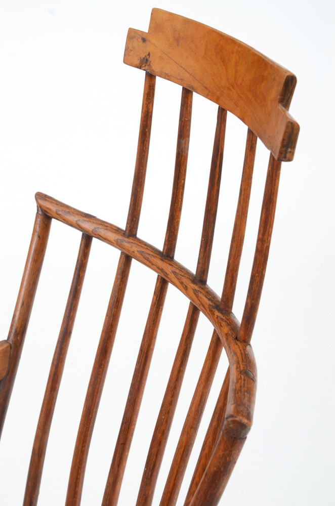 Early 1800s American Comb-back Windsor Rocking Chair