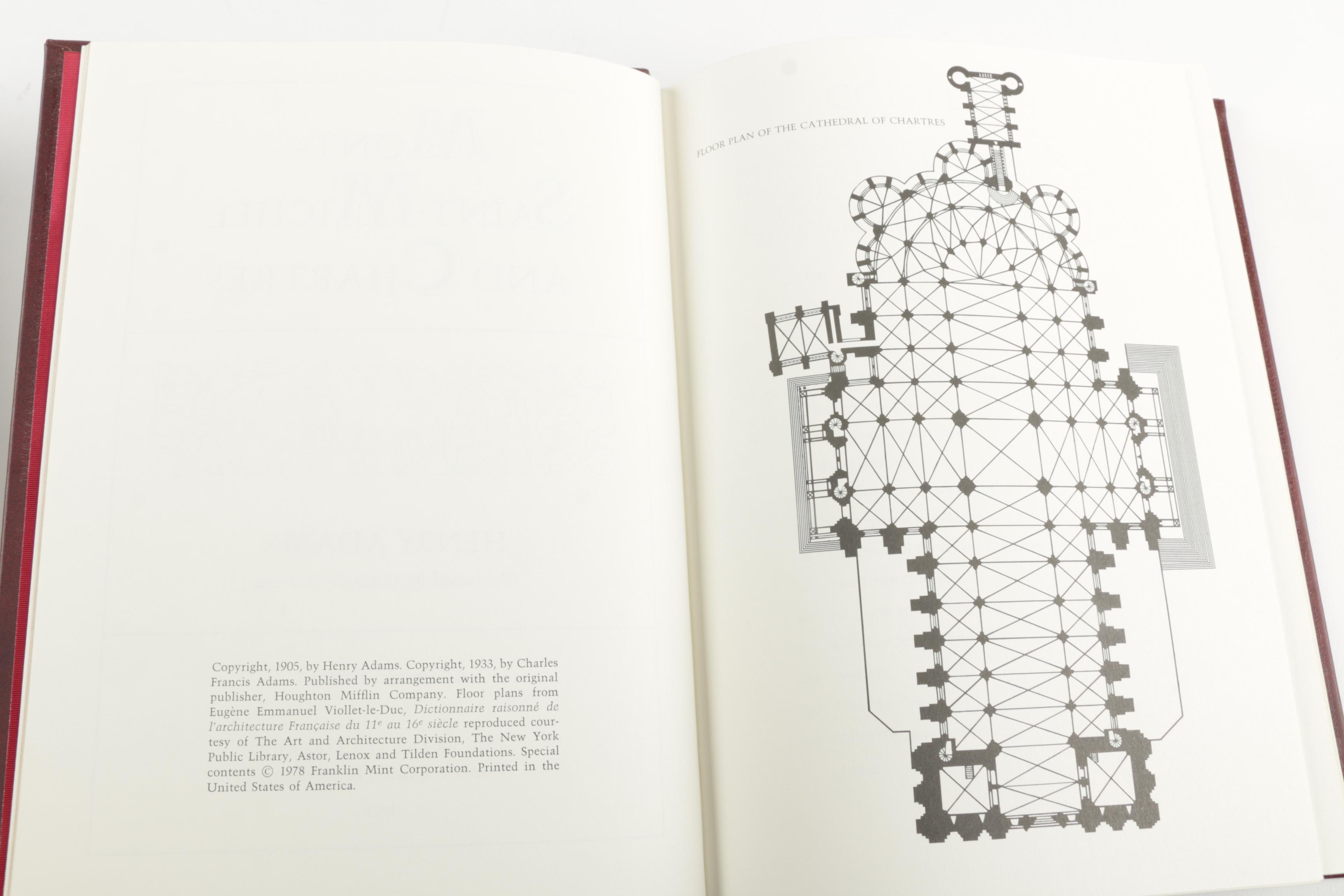 Franklin Library Leatherbound Editions of Henry Adams and Benjamin Franklin