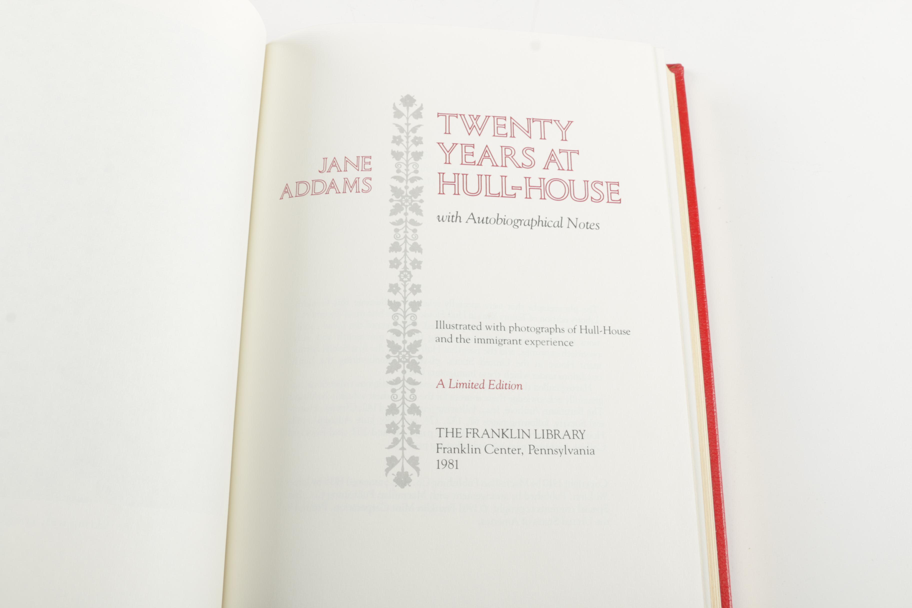 Franklin Library Leatherbound American Classics Including William Faulkner