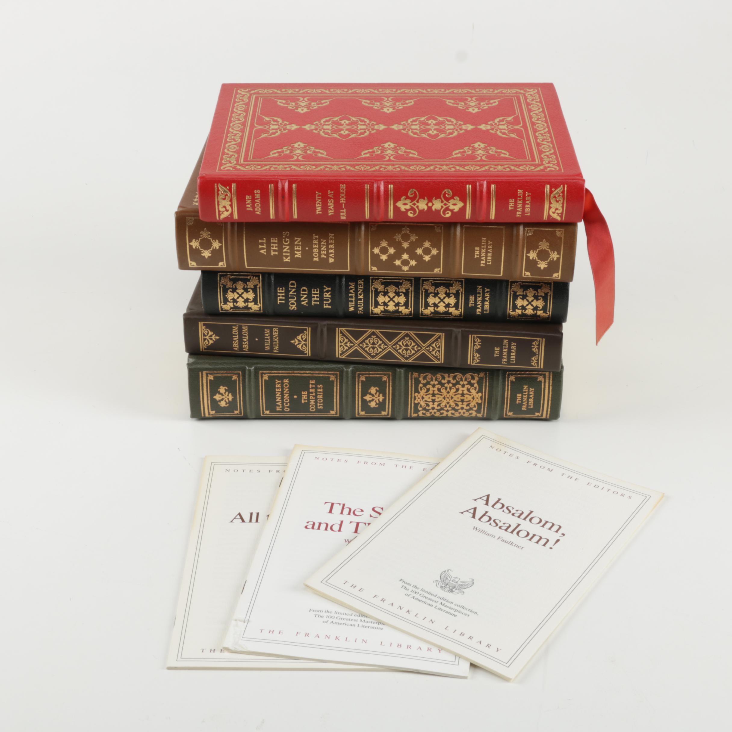 Franklin Library Leatherbound American Classics Including William Faulkner