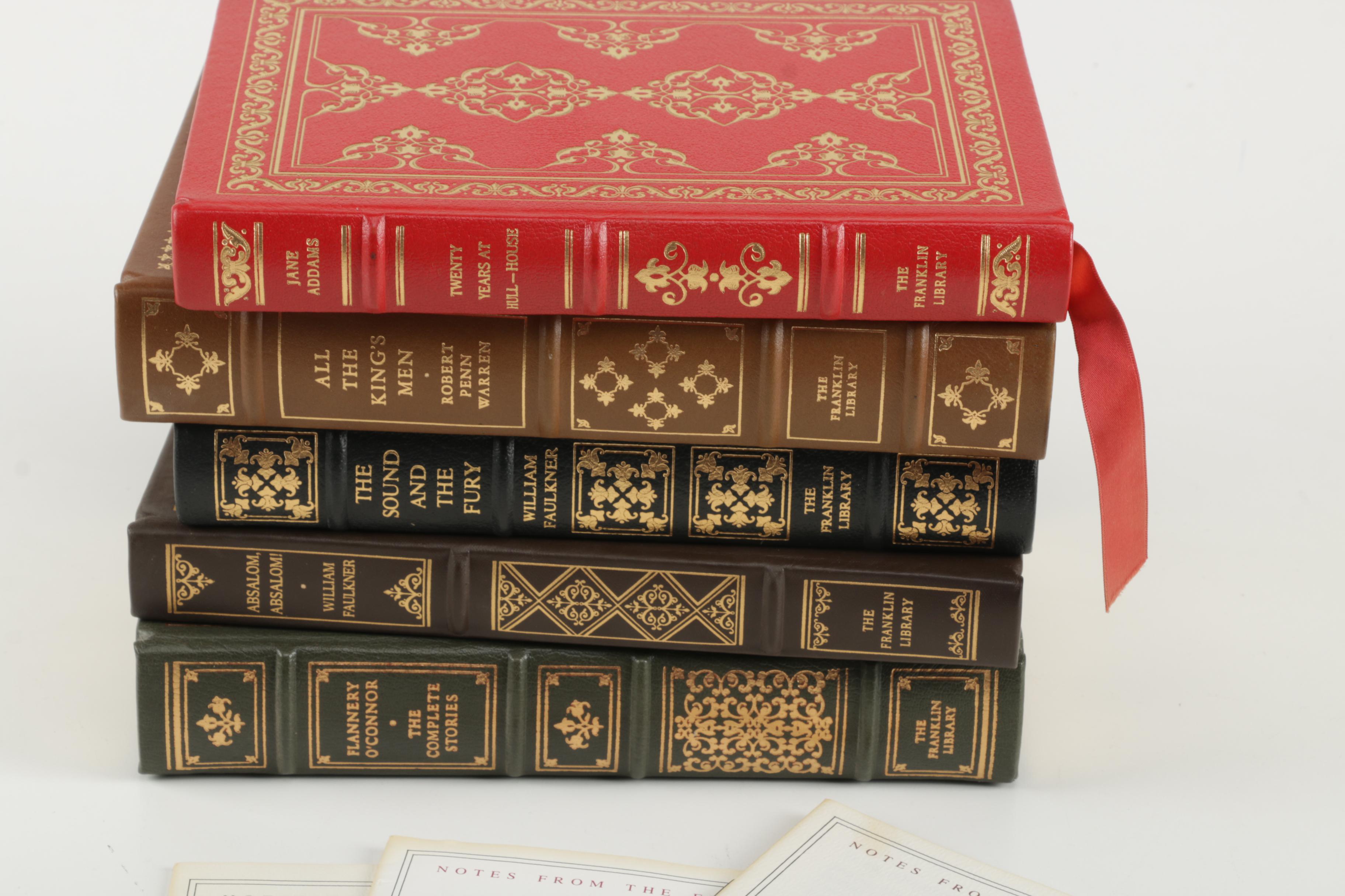 Franklin Library Leatherbound American Classics Including William Faulkner