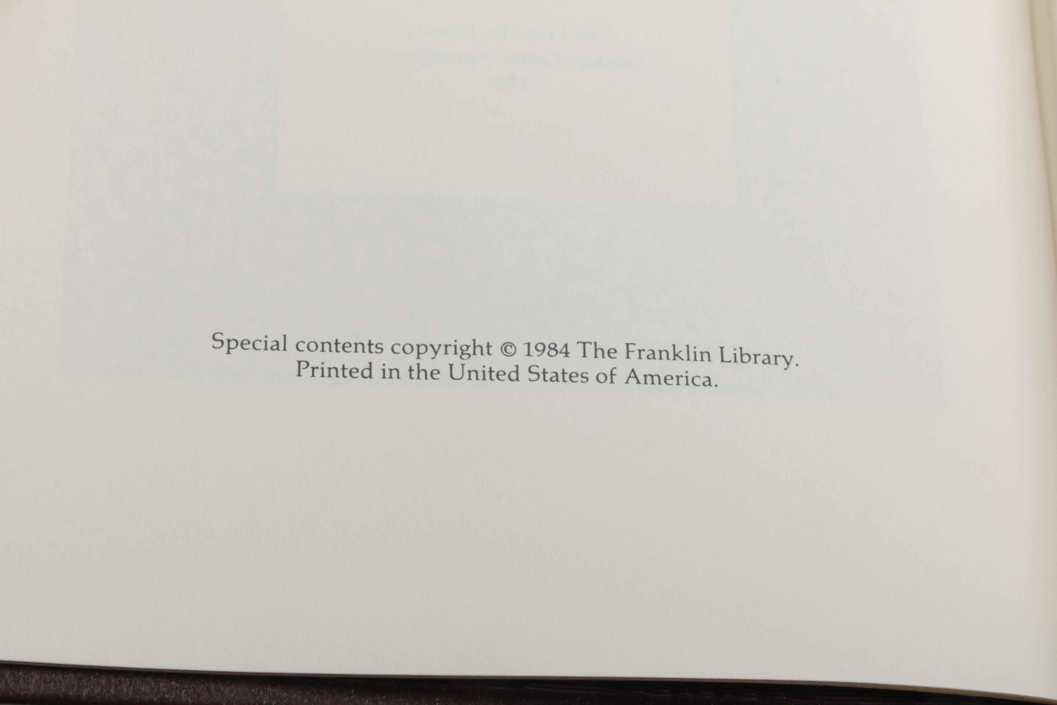 Franklin Library "100 Greatest Masterpieces of American Literature" Poetry Books