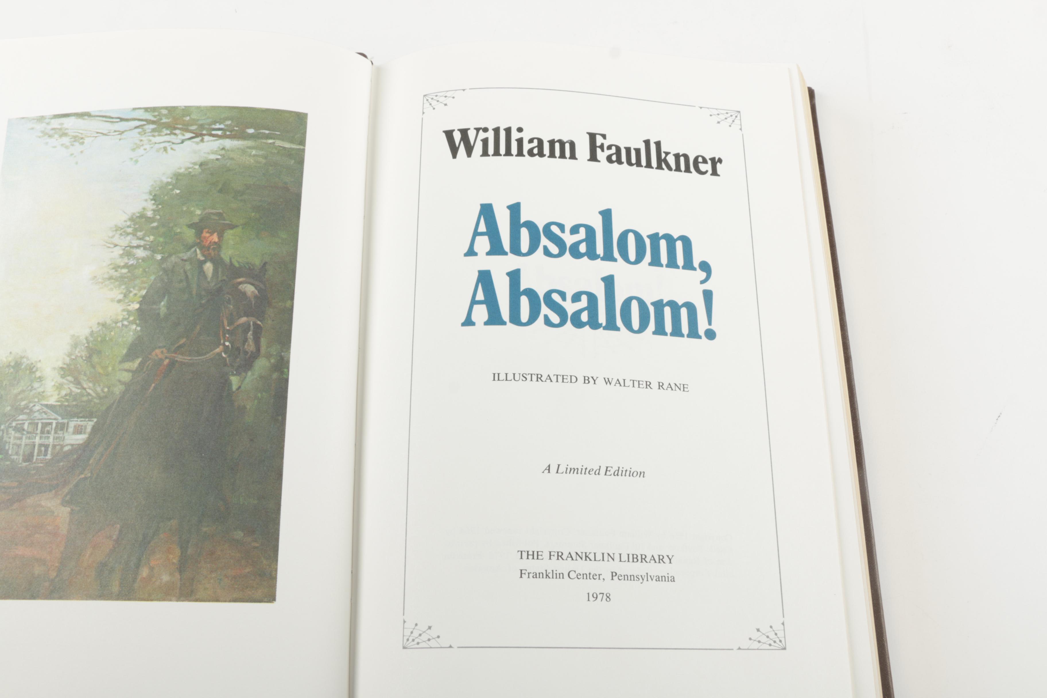Franklin Library Leatherbound American Classics Including William Faulkner