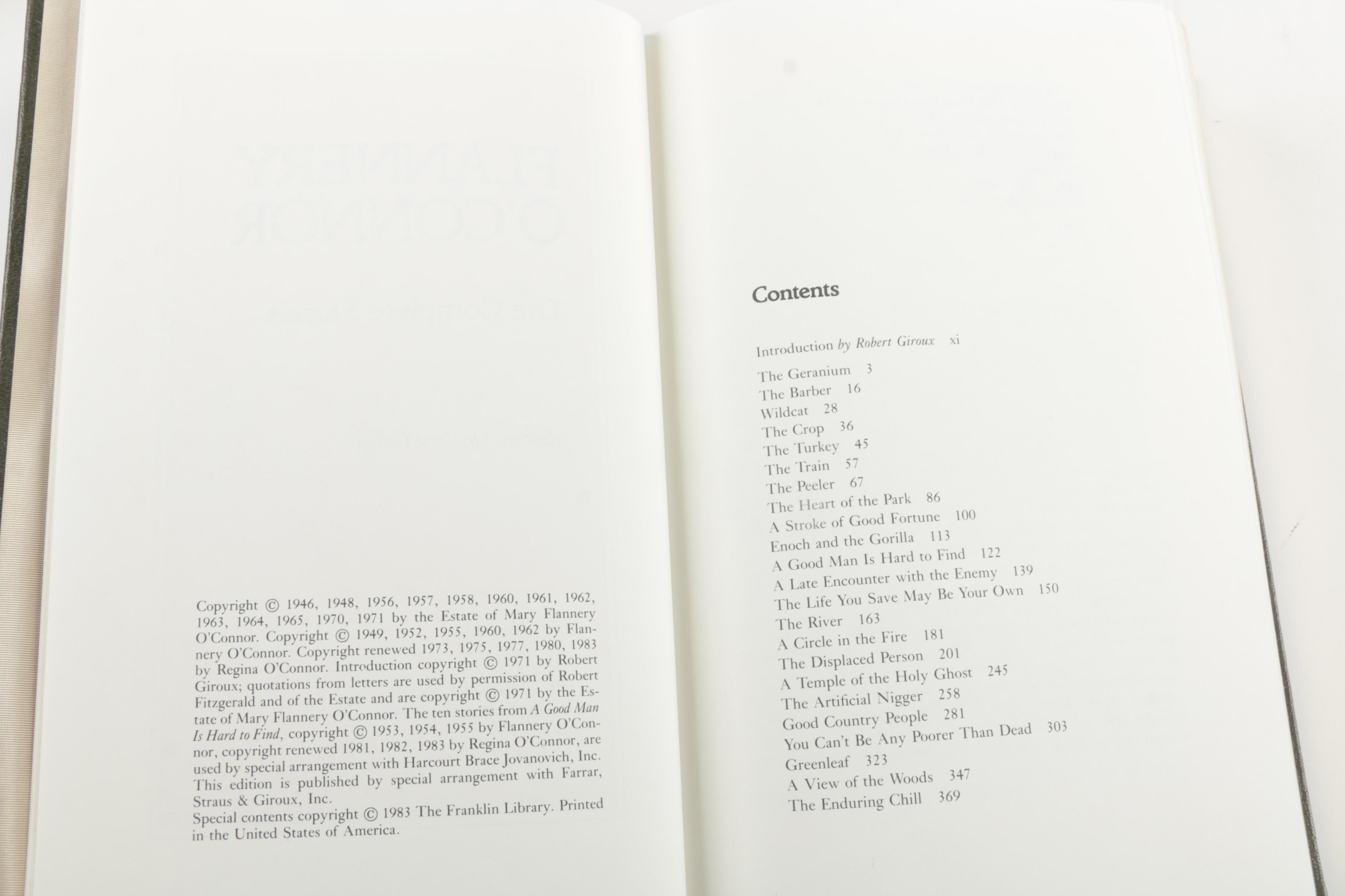 Franklin Library Leatherbound American Classics Including William Faulkner