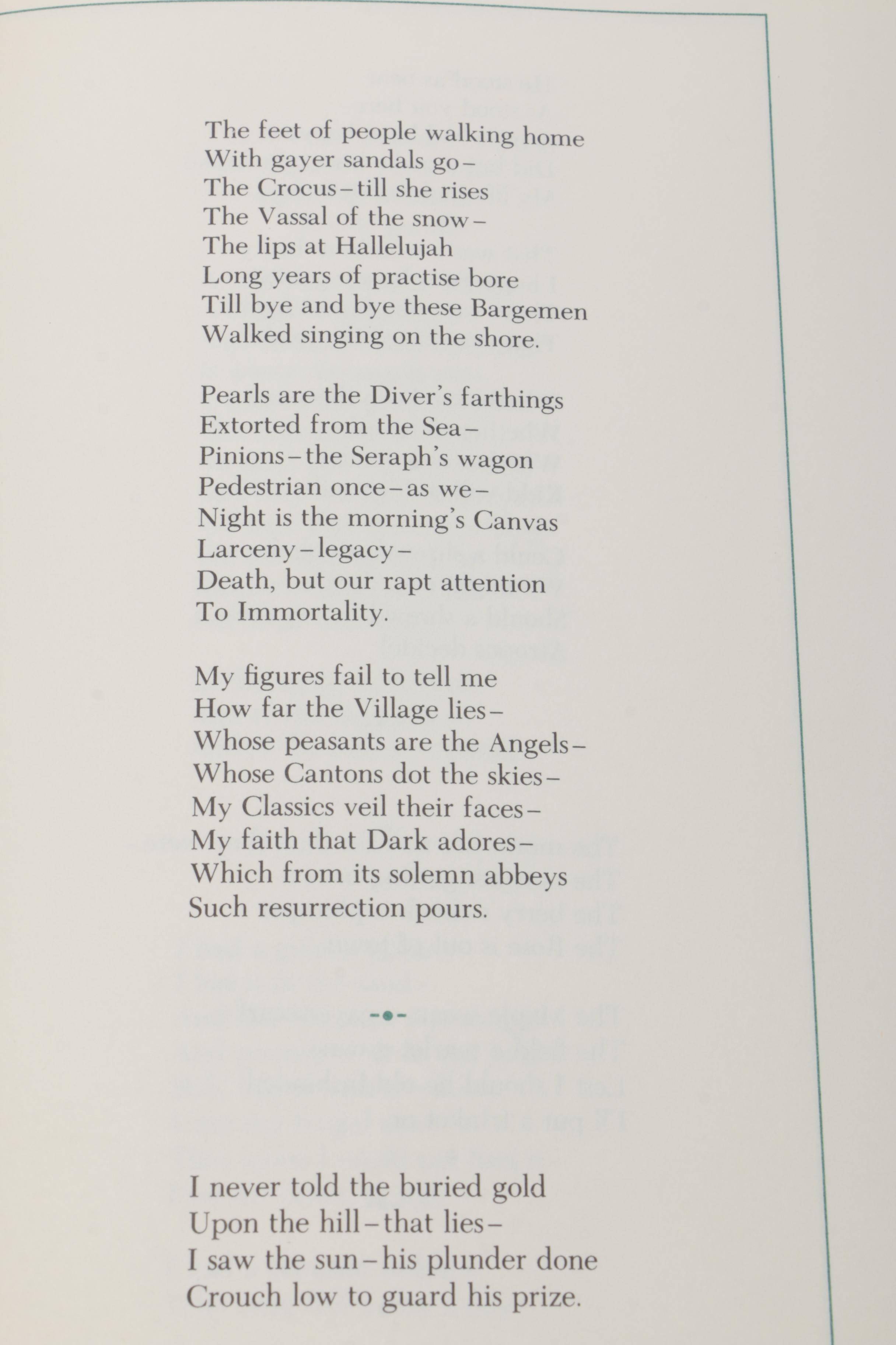 Franklin Library "100 Greatest Masterpieces of American Literature" Poetry Books