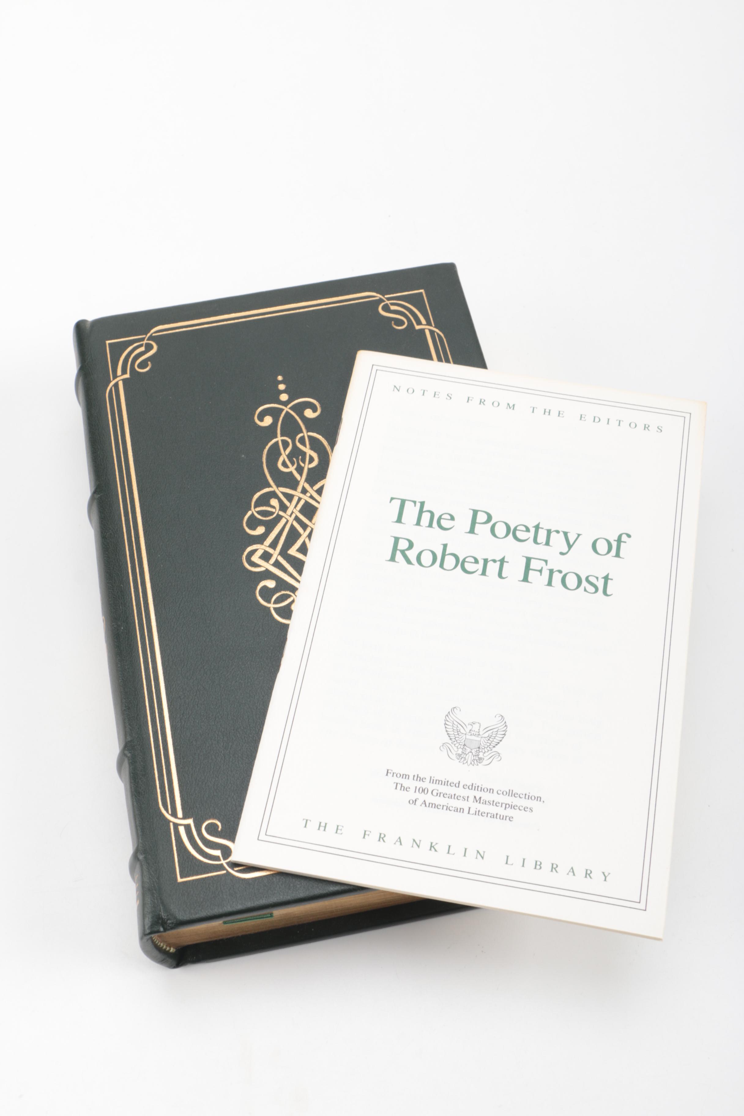 Franklin Library "100 Greatest Masterpieces of American Literature" Poetry Books