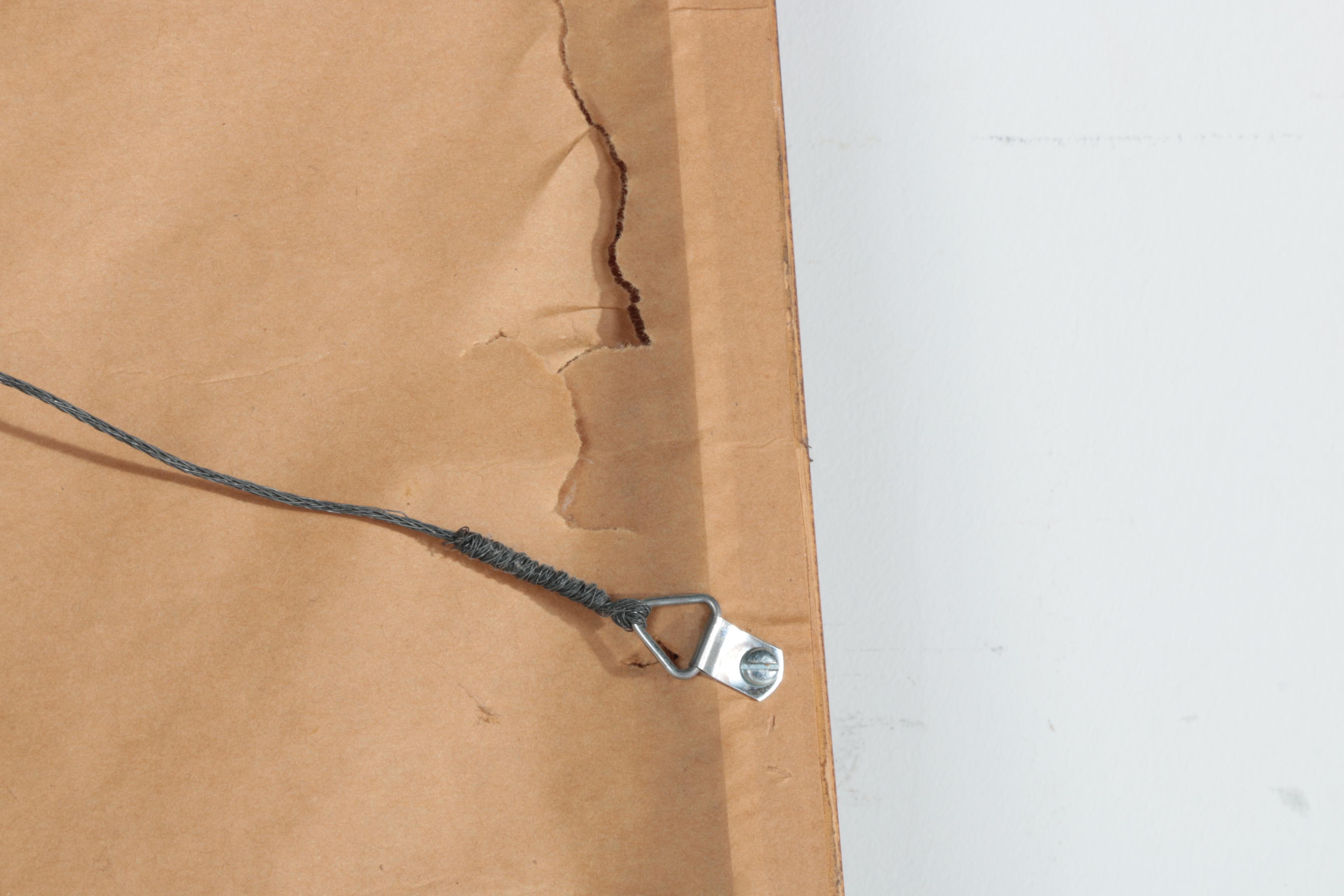 Robert Vickrey Stone Lithograph "Wooden Ponies"