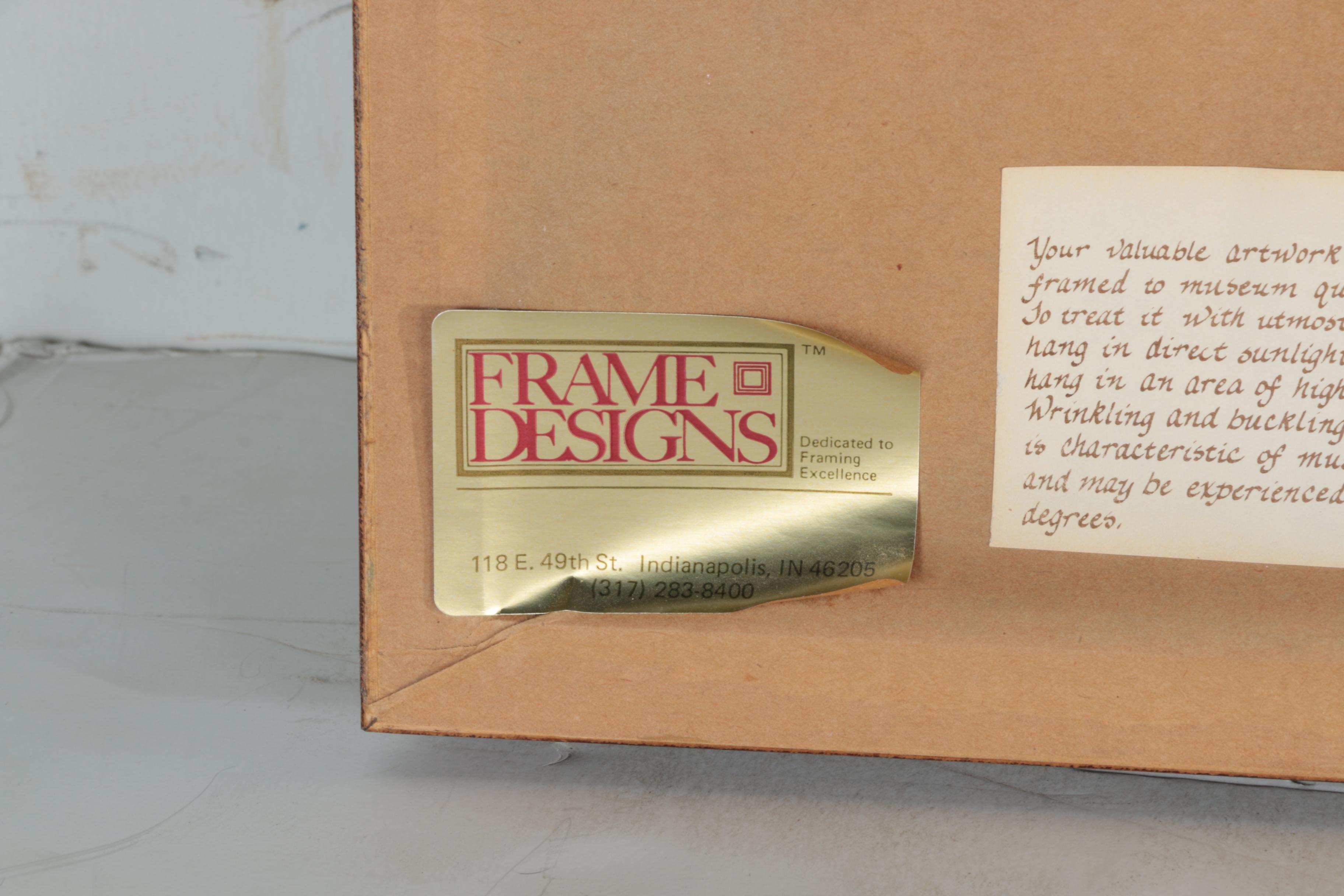 Robert Vickrey Stone Lithograph "Wooden Ponies"