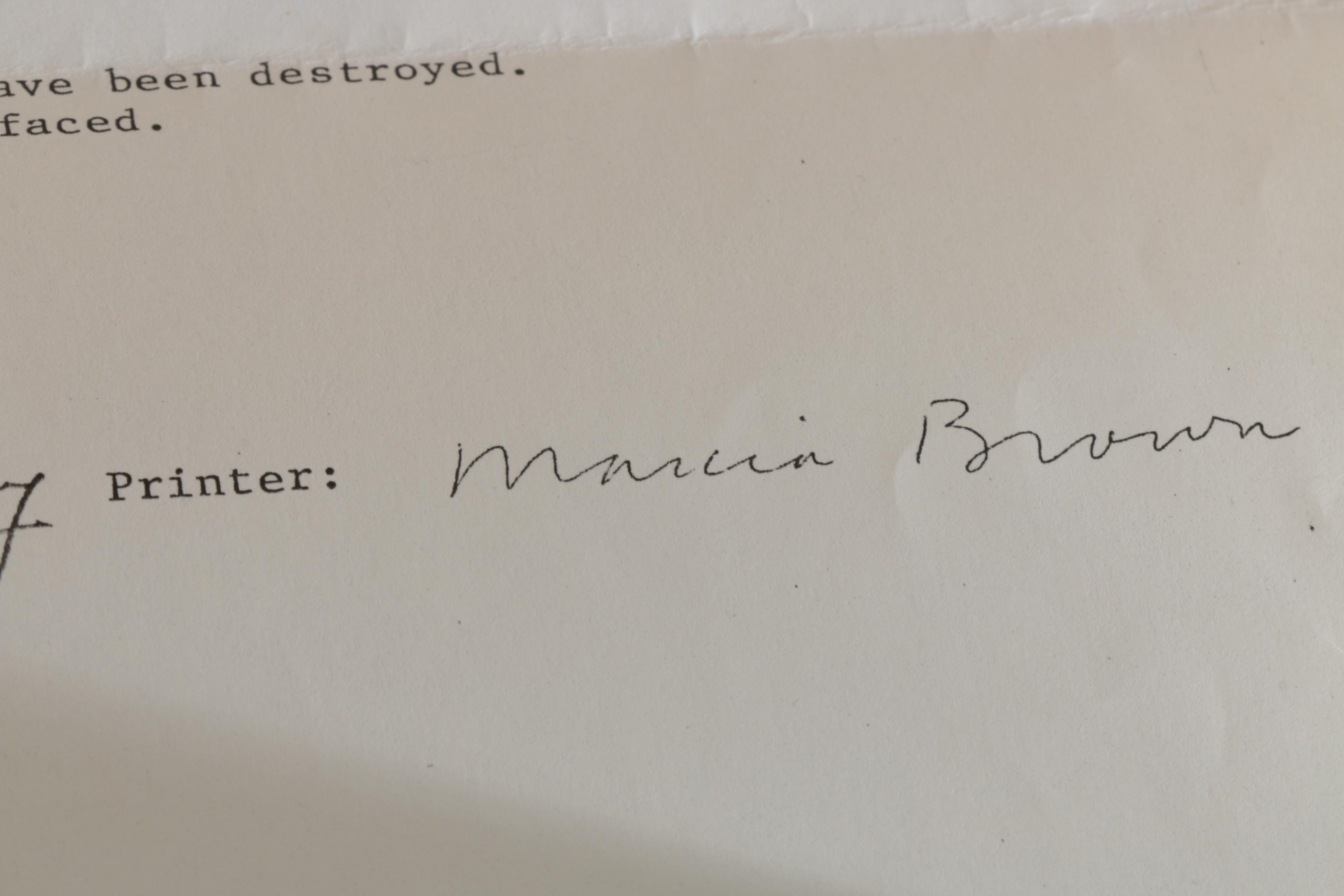 Robert Vickrey Stone Lithograph "Wooden Ponies"