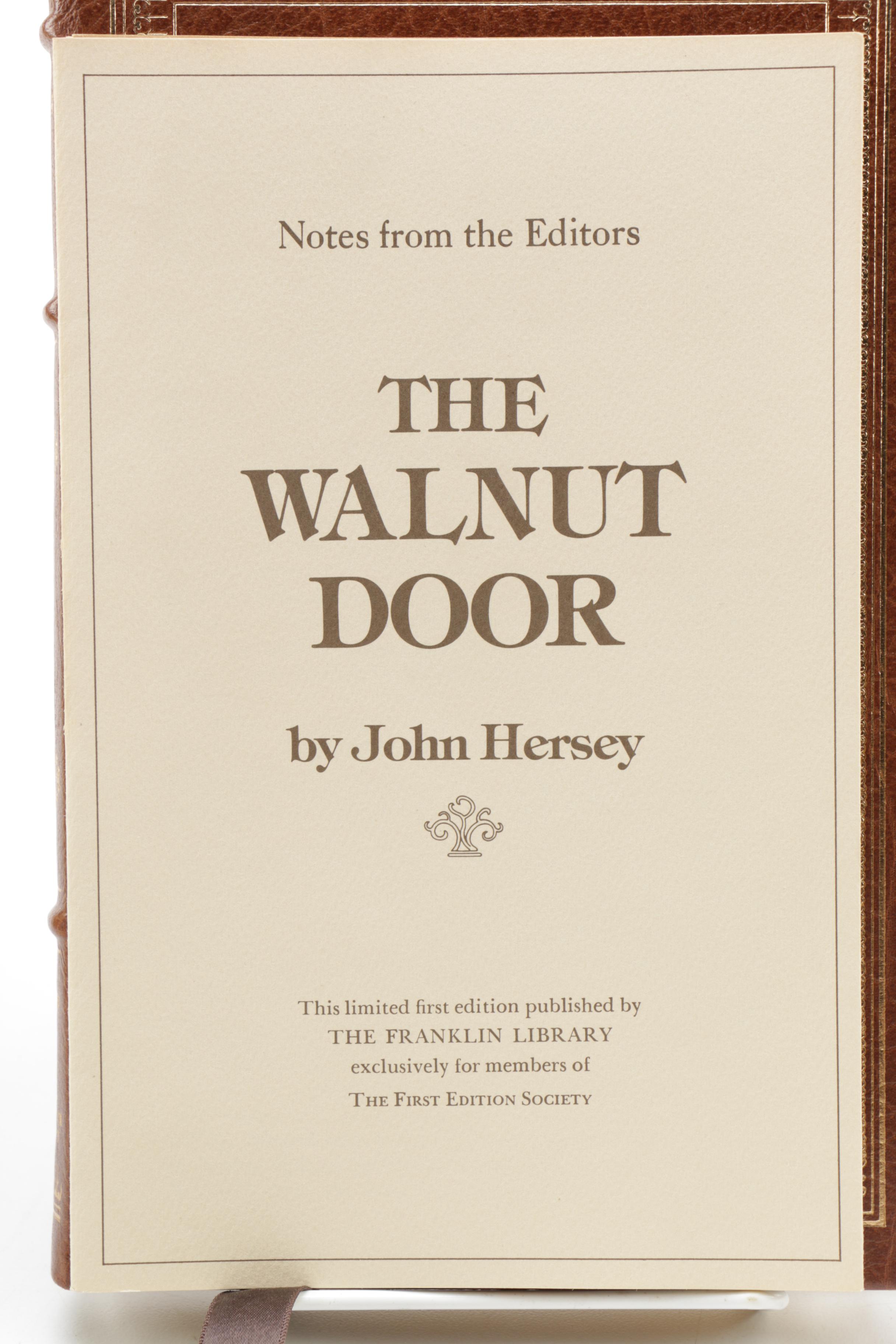 Franklin Library First Edition Society Novels