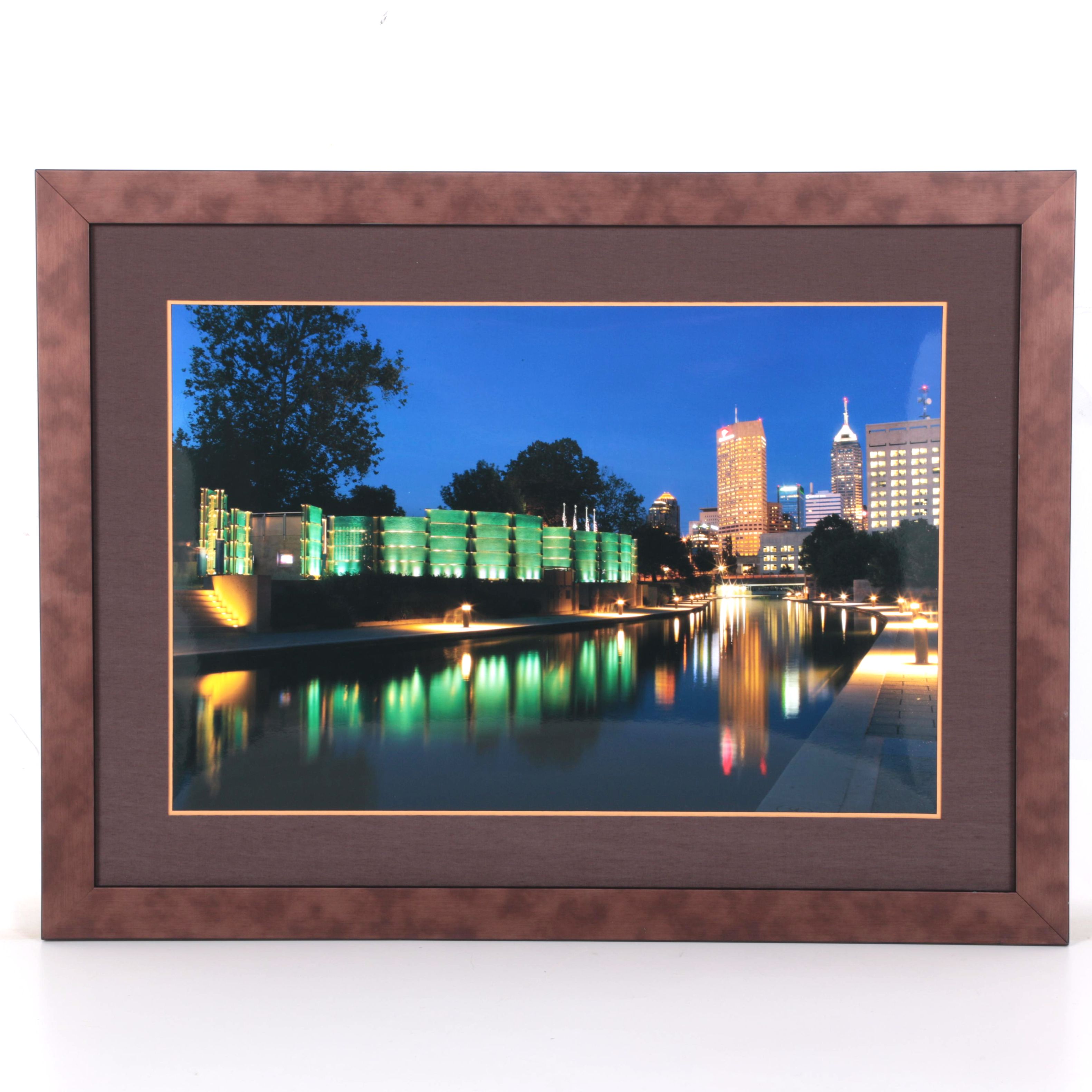 Digital Photograph of Indianapolis White River Trail by Conrad Piccirillo