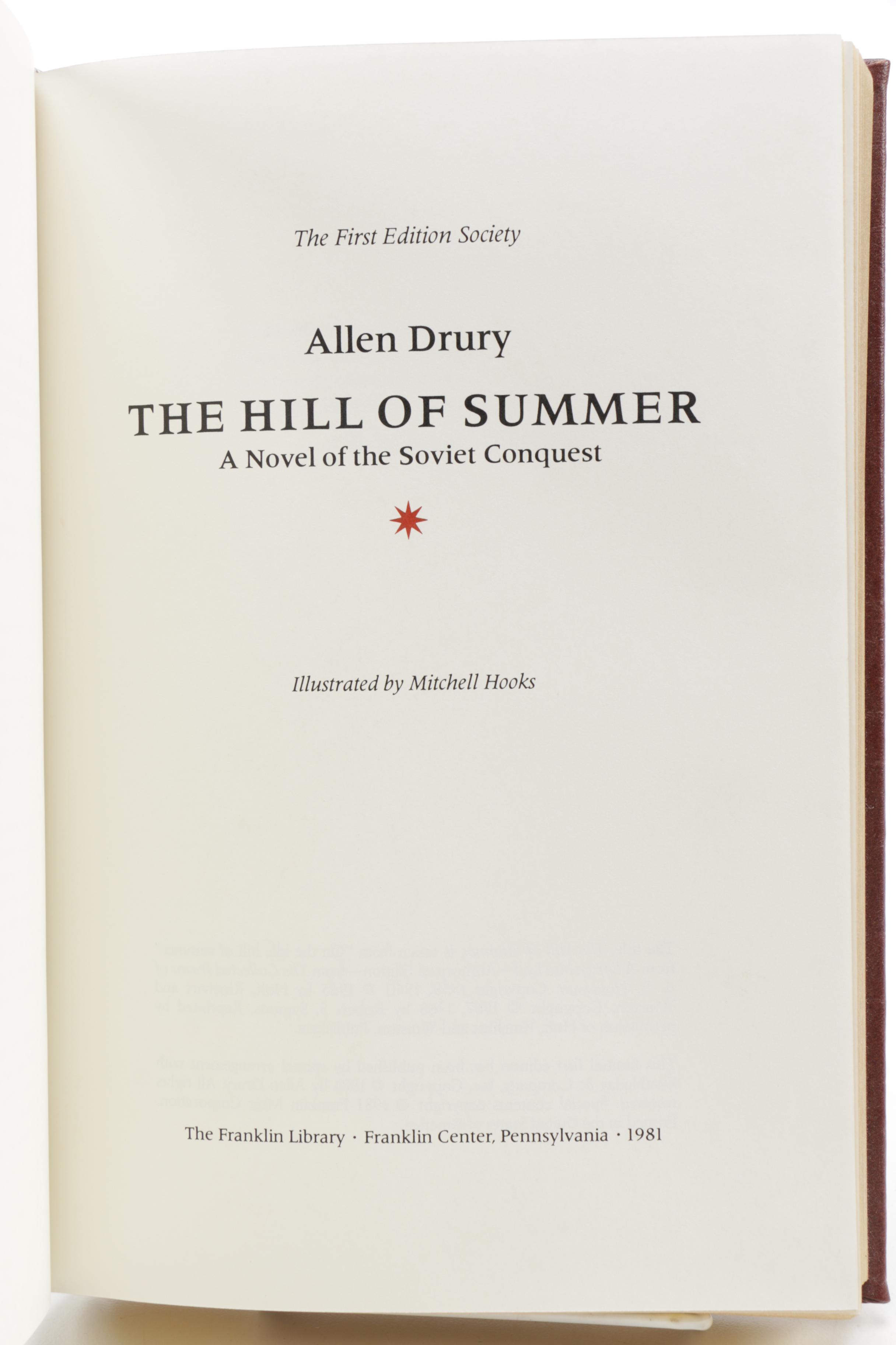 Franklin Library First Edition Society Novels