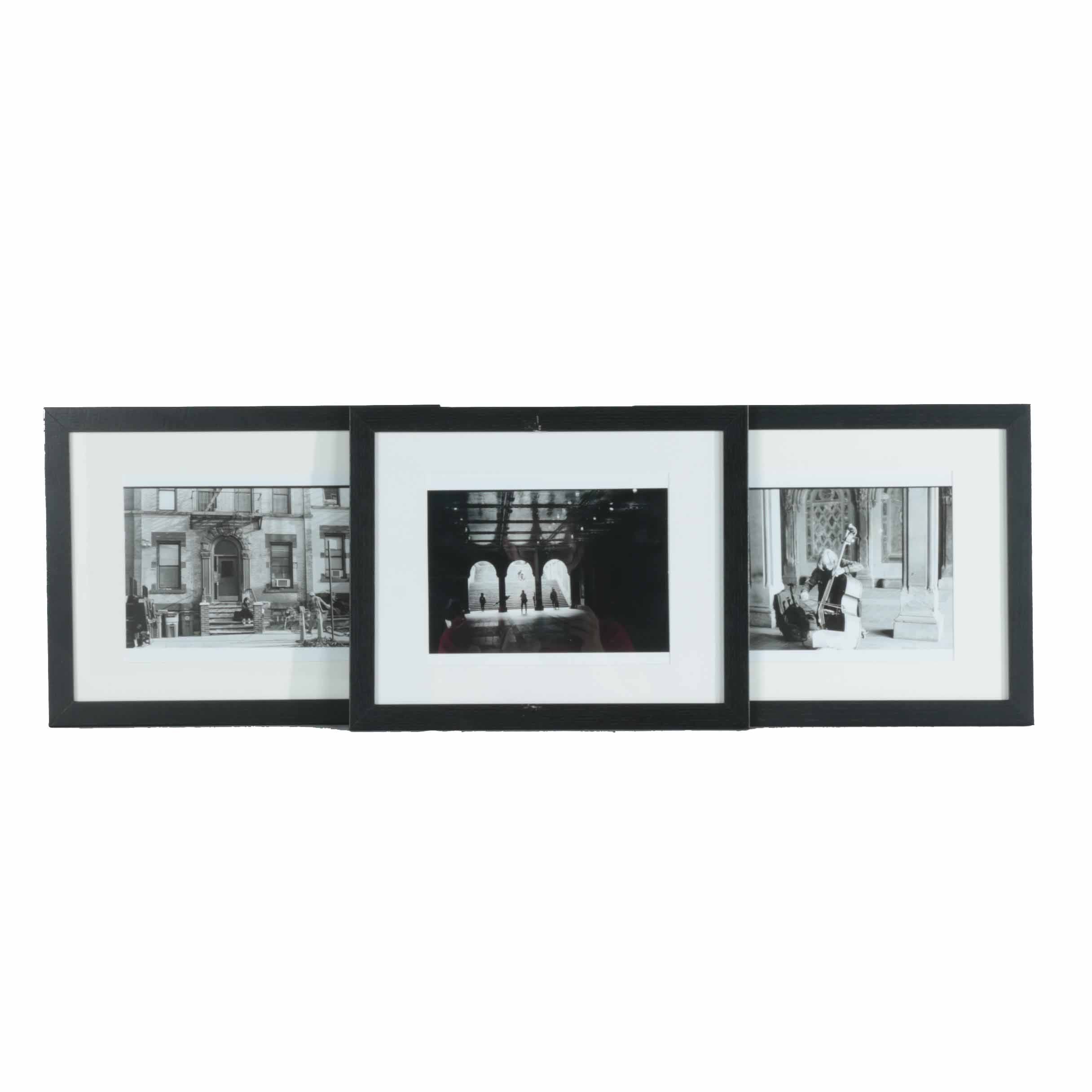 Black and White Photographs of Street Scenes