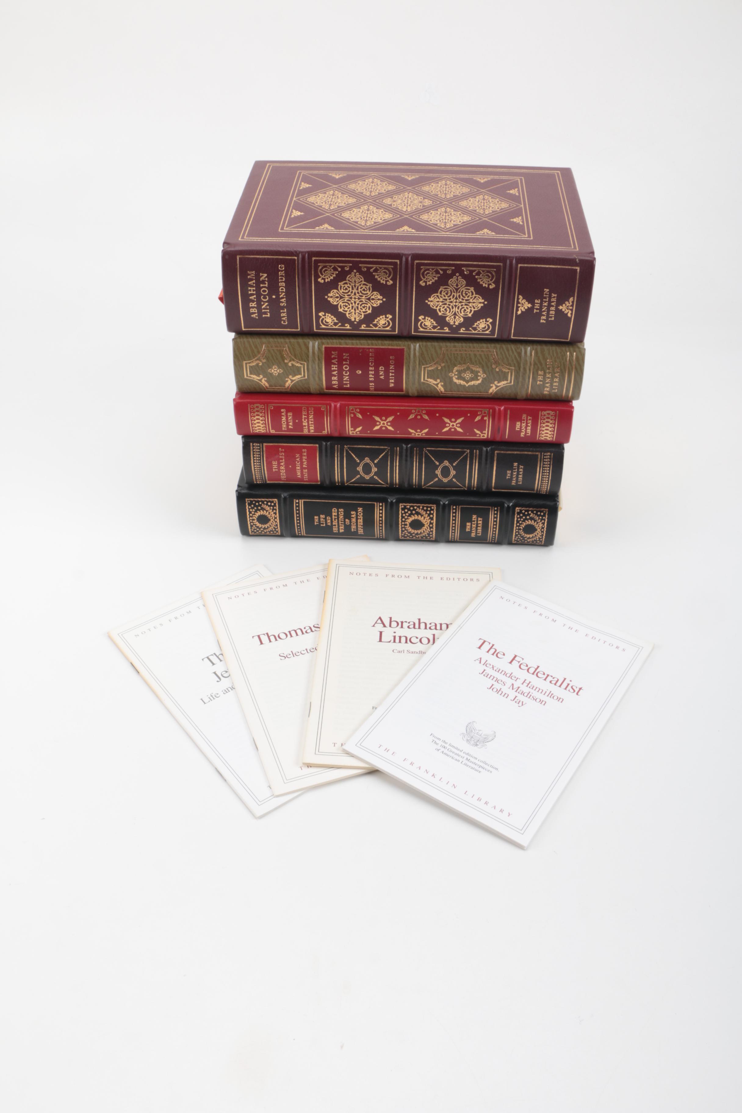 Franklin Library Leatherbound American History and Politics