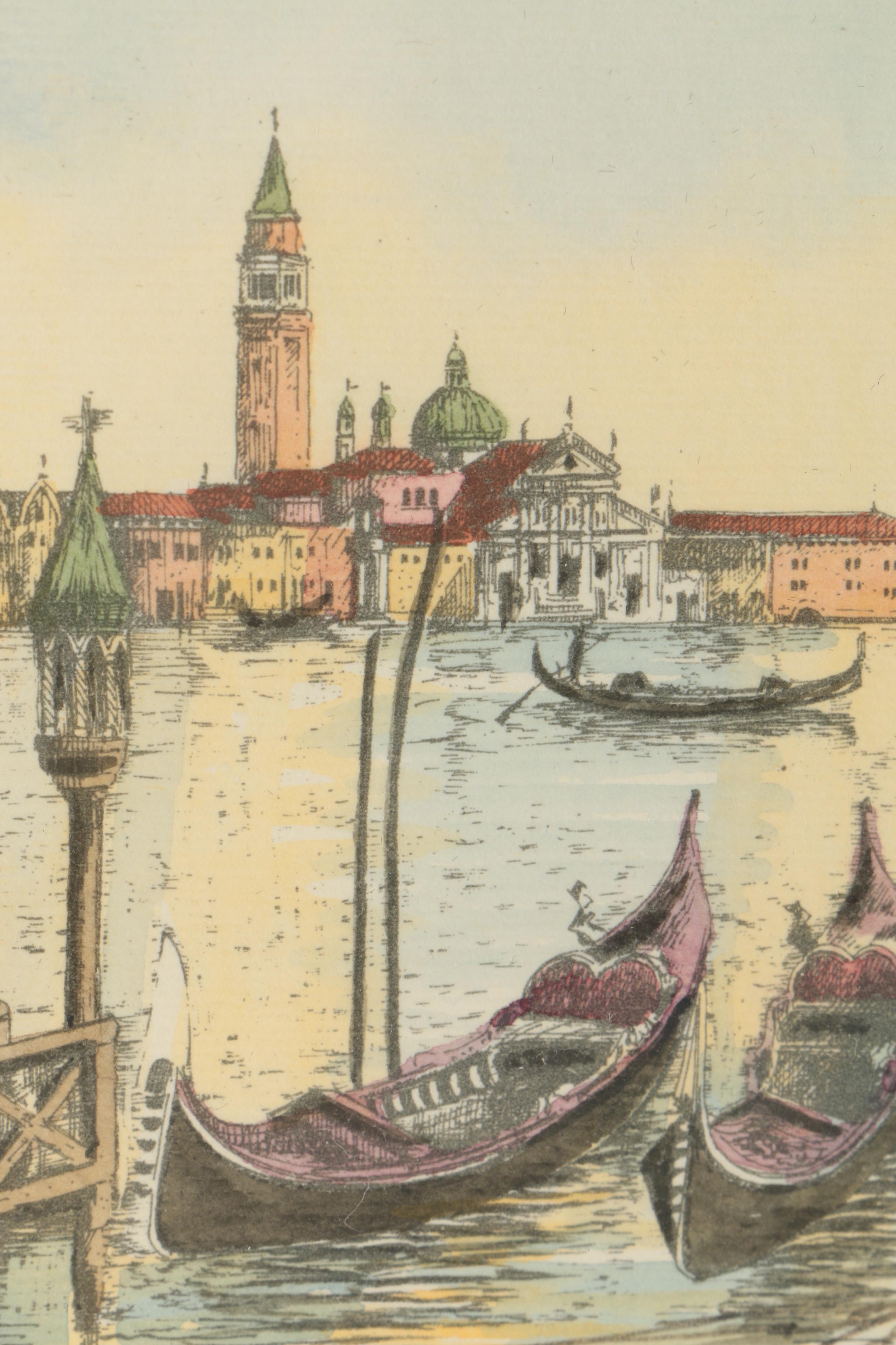 Collection of Hand Colored Lithographs