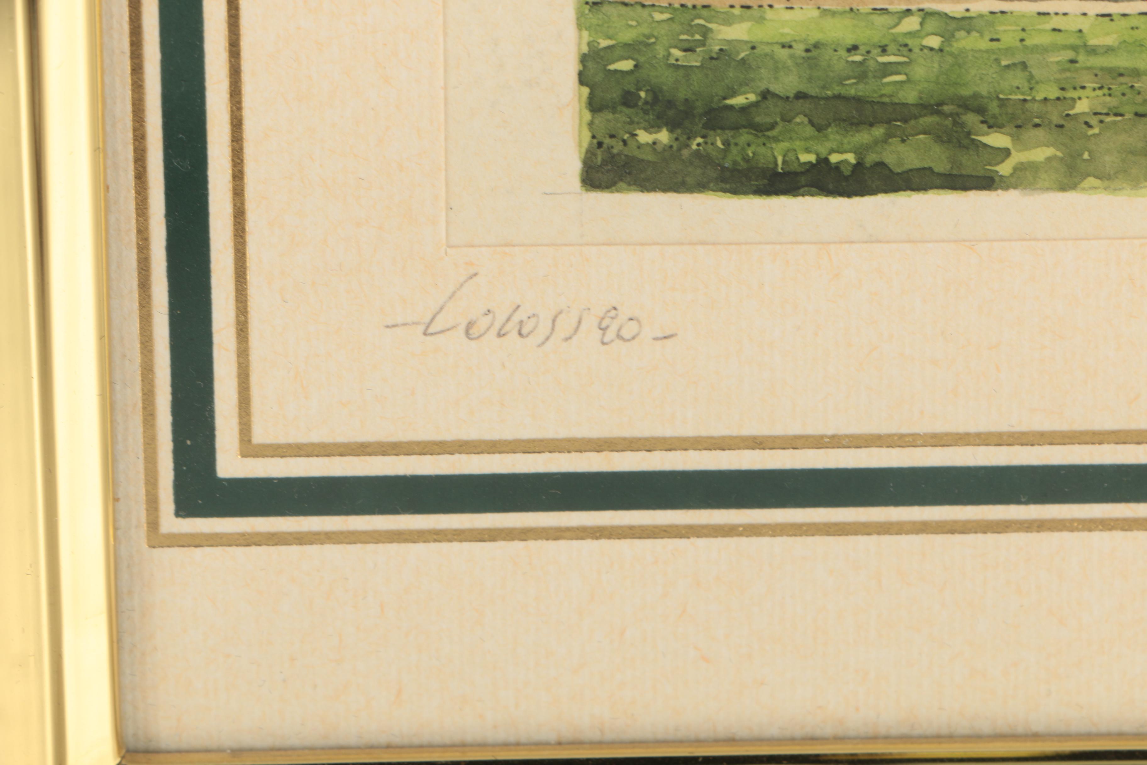 Collection of Hand Colored Lithographs