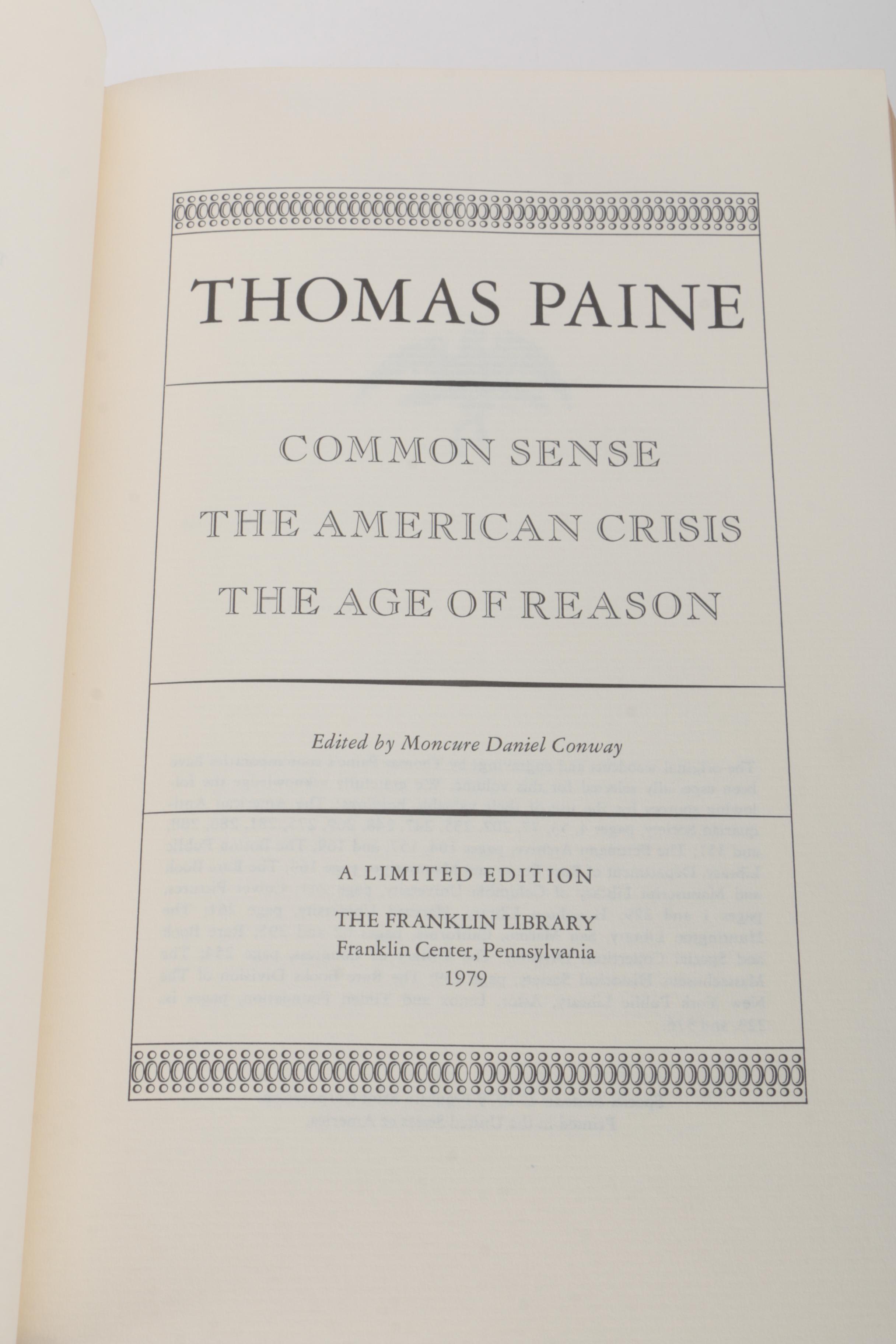 Franklin Library Leatherbound American History and Politics