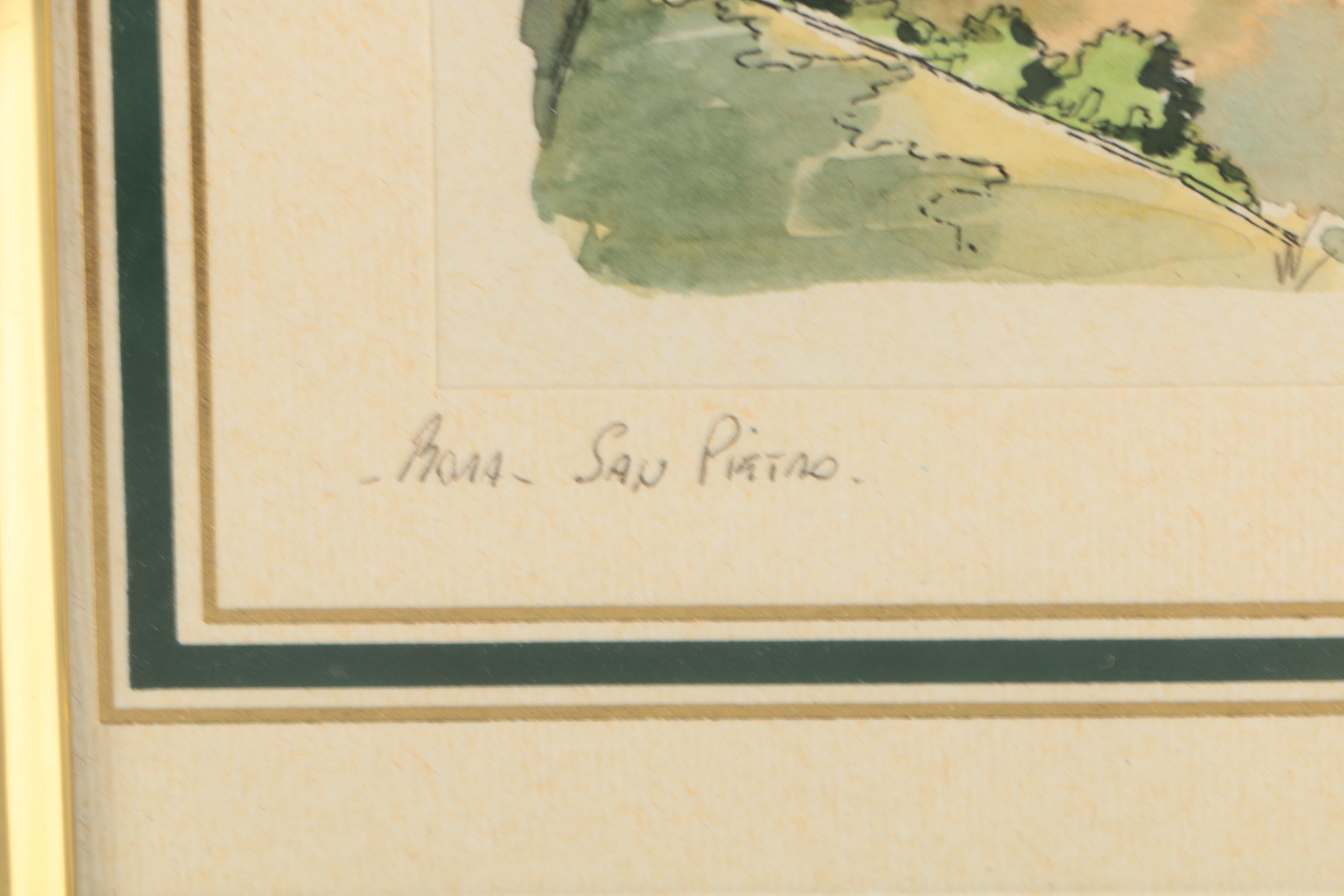 Collection of Hand Colored Lithographs