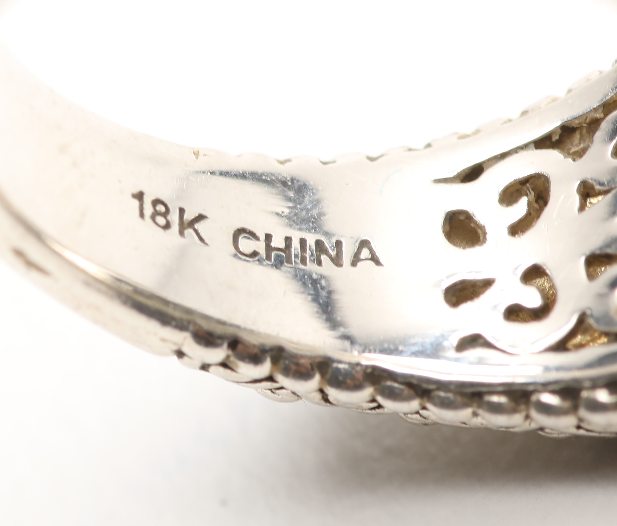 Barbara Bixby Sterling Silver Ring and Earrings Including 18K Gold