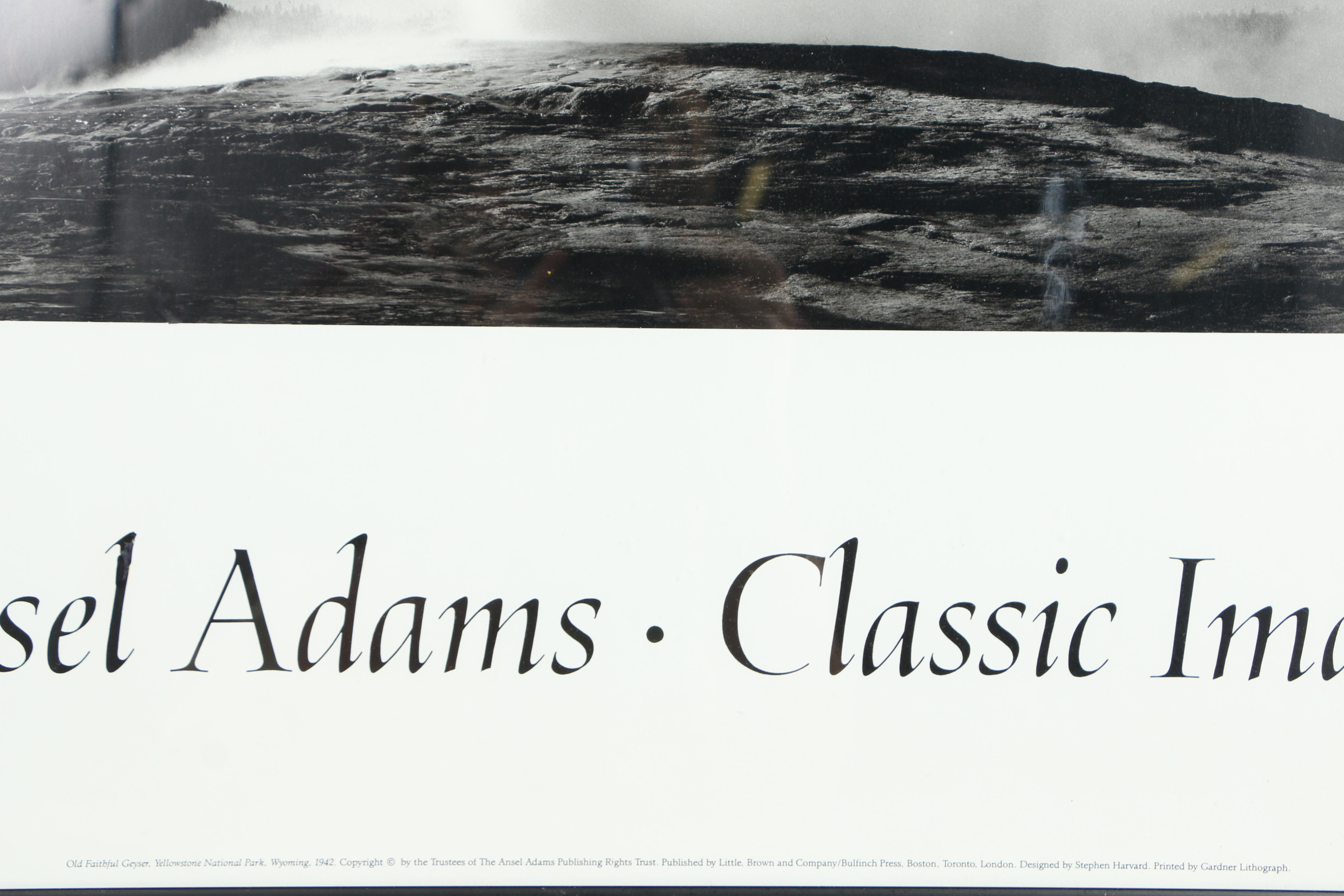 Offset Lithographs After Ansel Adams' "Old Faithful" and "Monolith"