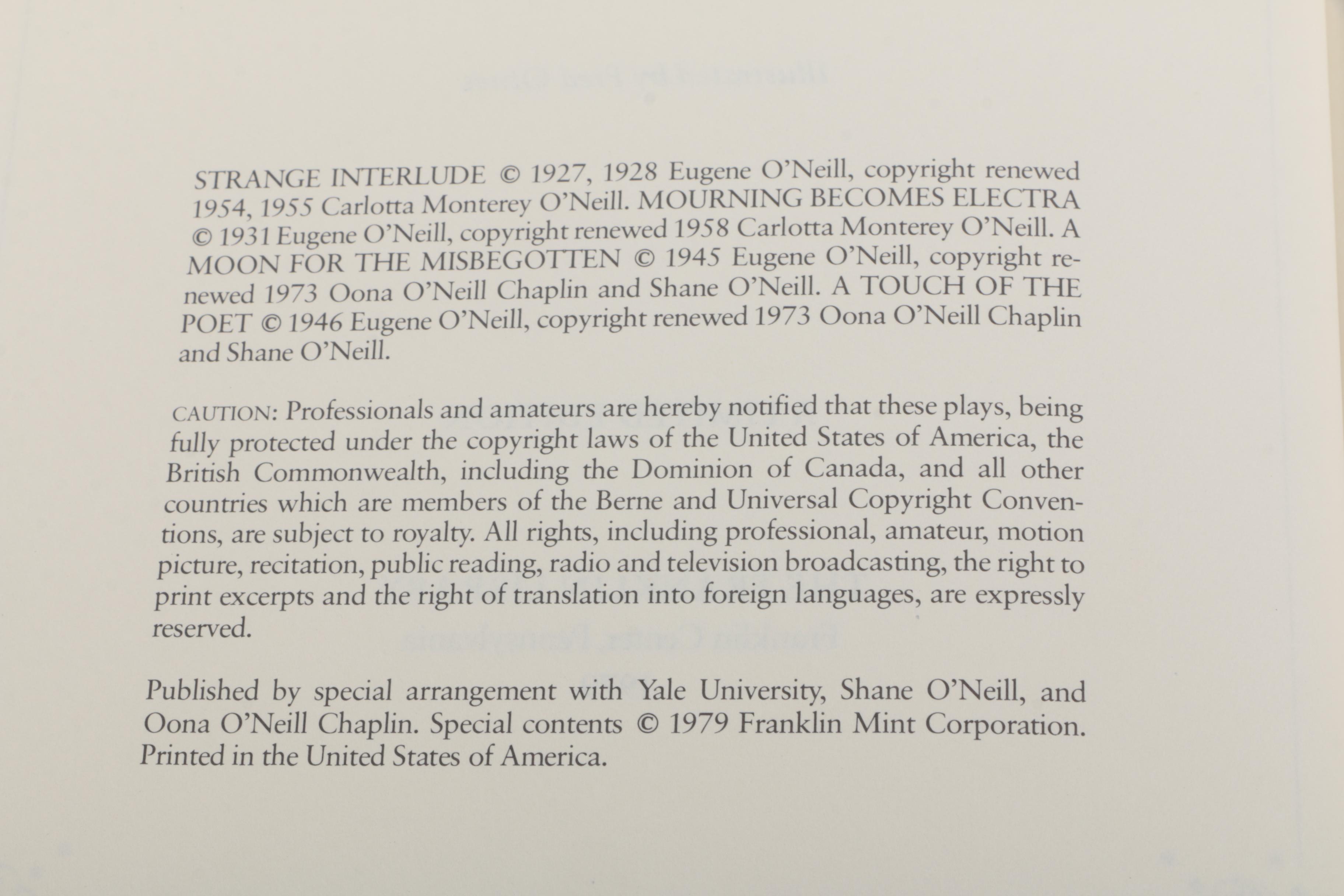 Franklin Library Editions of Plays